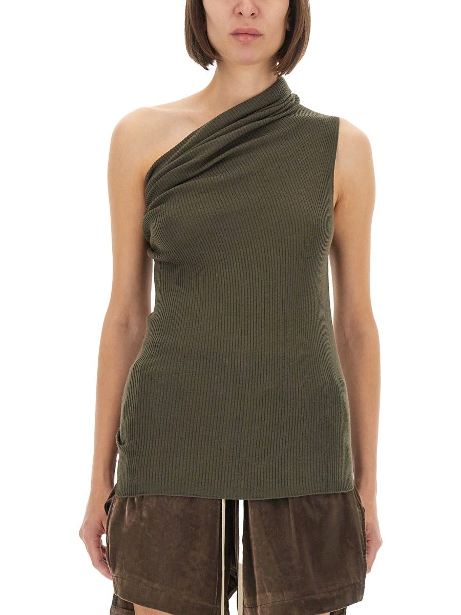 ATHENA KNIT TOP Rick Owens GREEN S