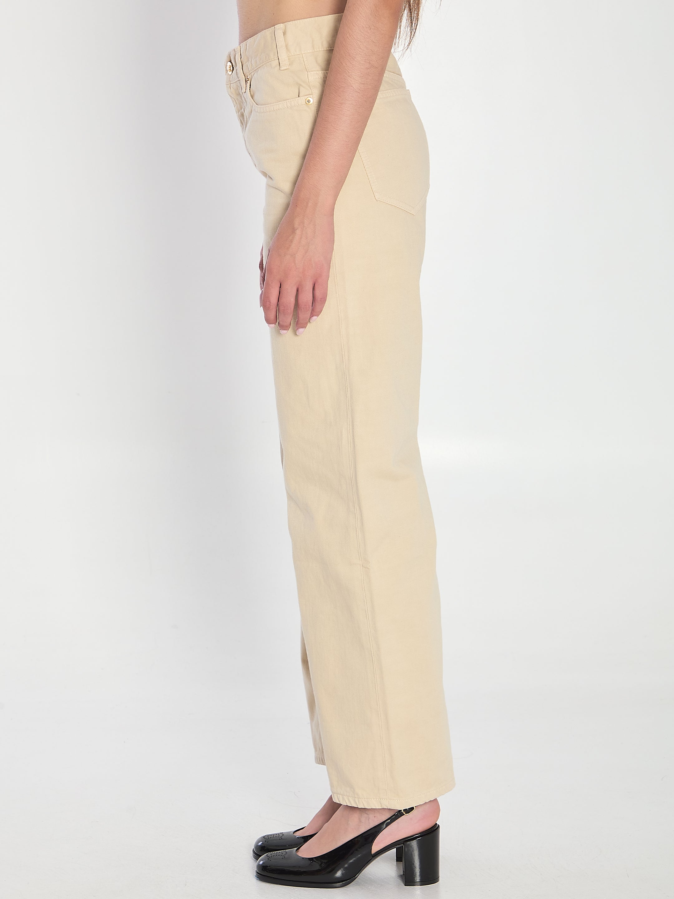 SAND-COLORED JEANS Celine