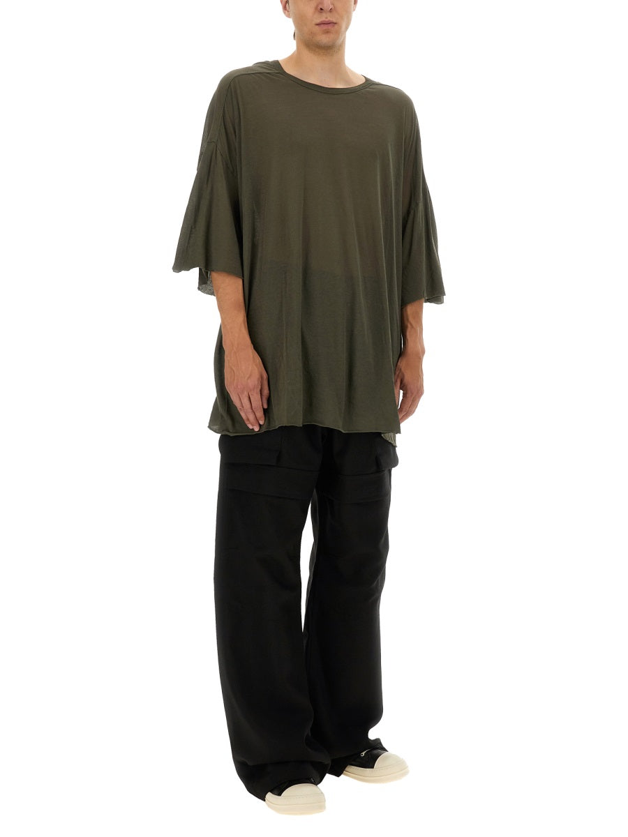GREEN COTTON T-SHIRTS Rick Owens