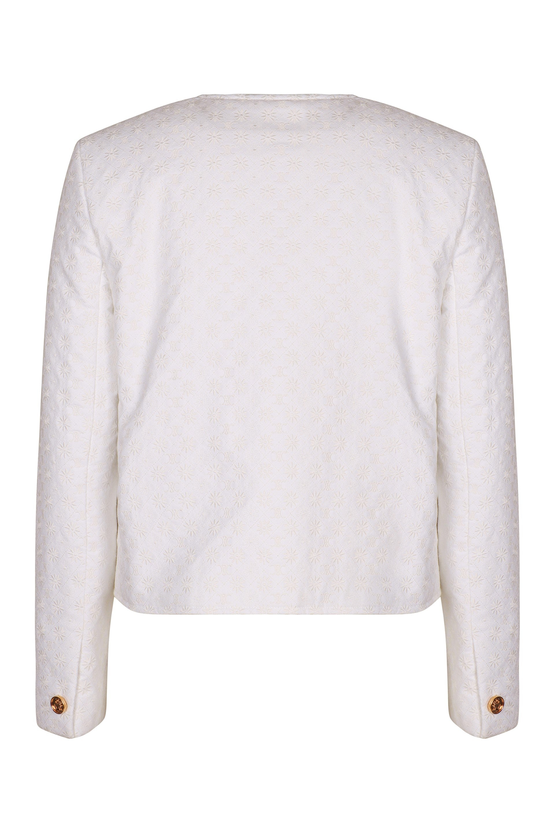 CHELSEA BUTTON-FRONT COTTON JACKET Celine