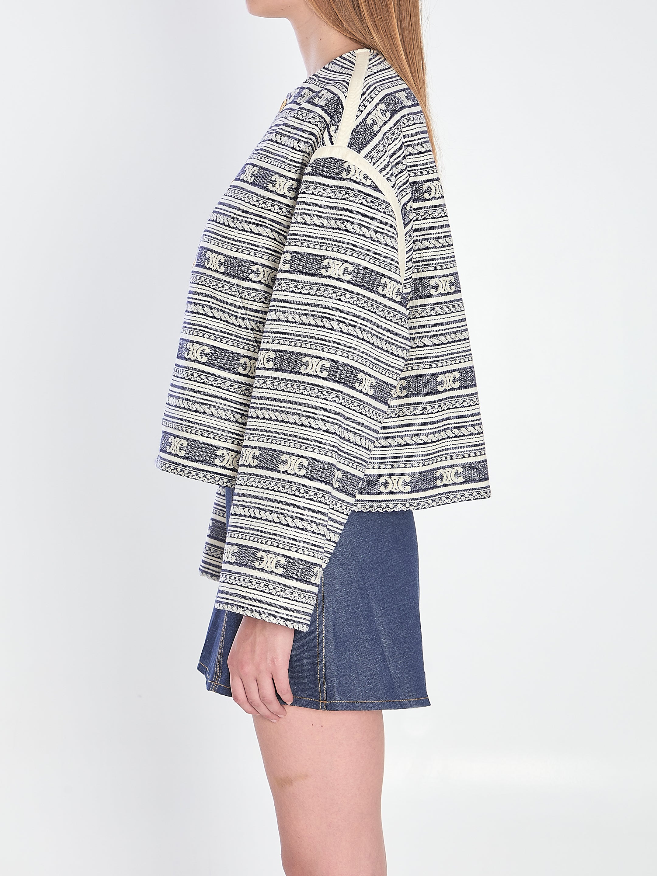 BAJA WOOL AND COTTON JACKET Celine