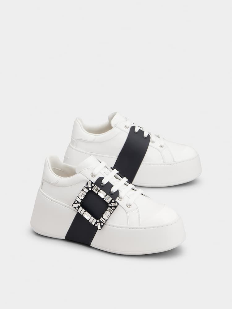 VIV SKATE SNEAKER HIGH SOLE WHITE Roger Vivier
