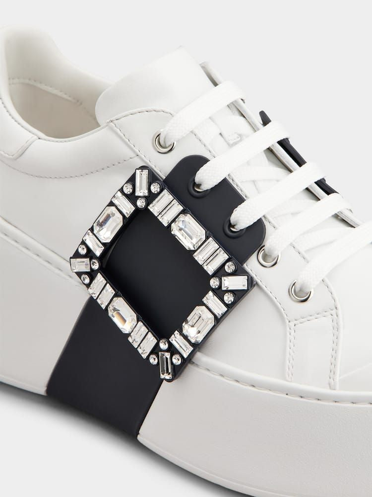 VIV SKATE SNEAKER HIGH SOLE WHITE Roger Vivier