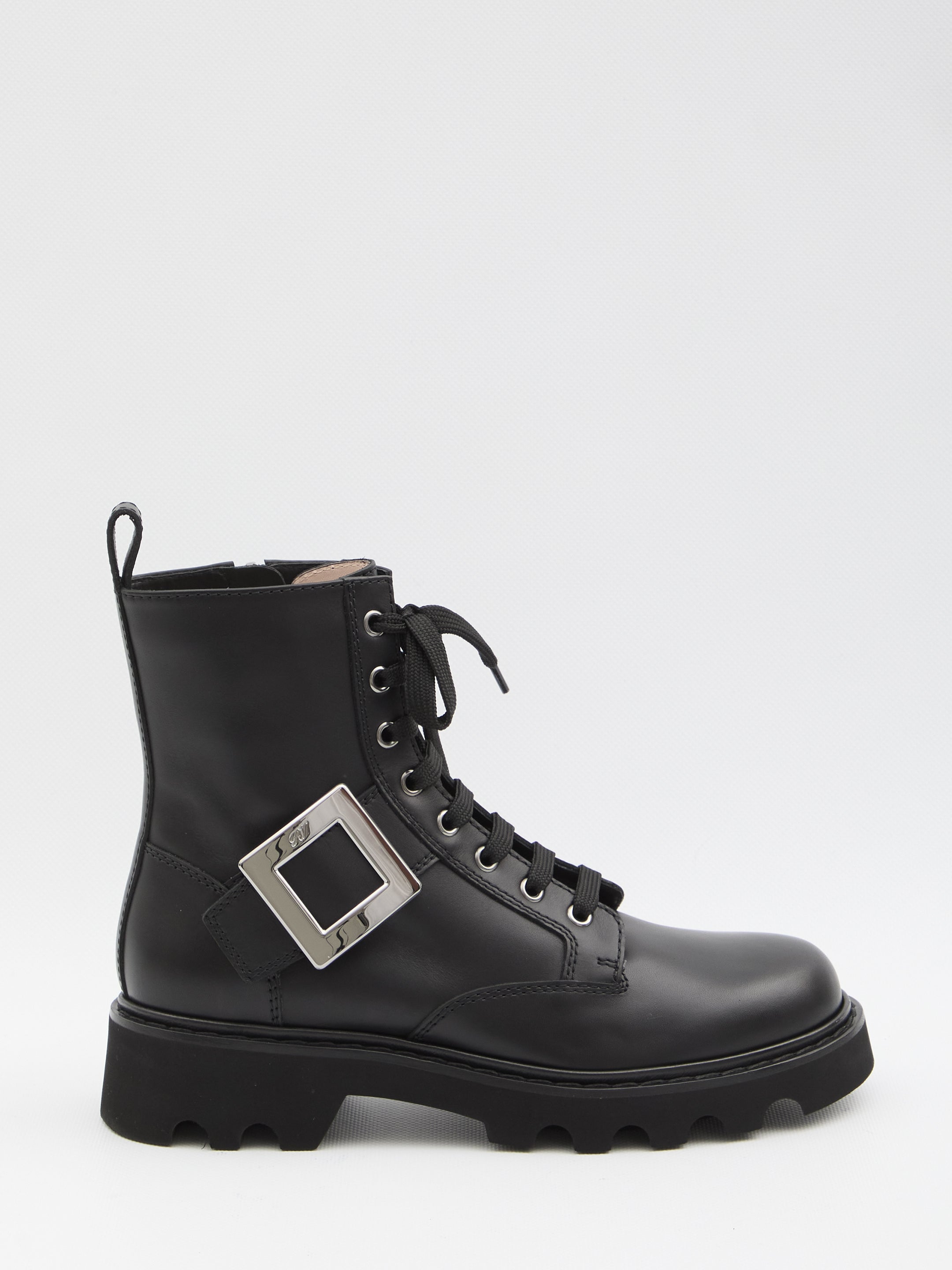 VIV RANGERS COMBAT BOOTS Roger Vivier BLACK 38