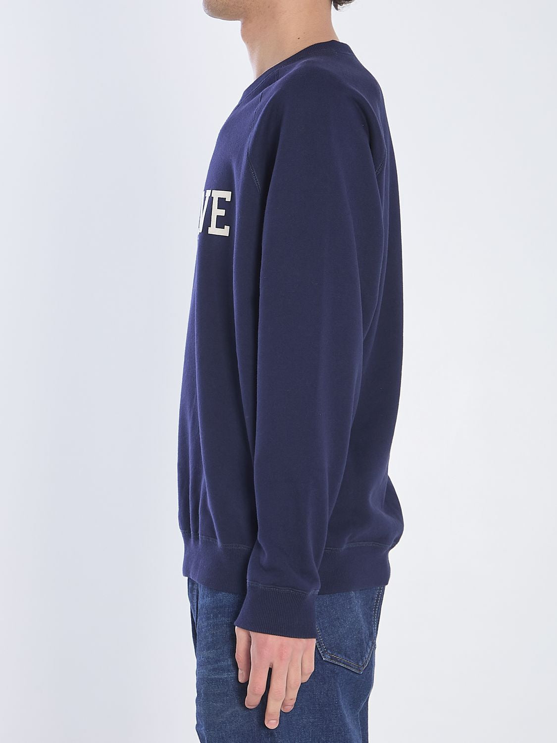 LOGO DETAIL COTTON SWEATSHIRT Celine