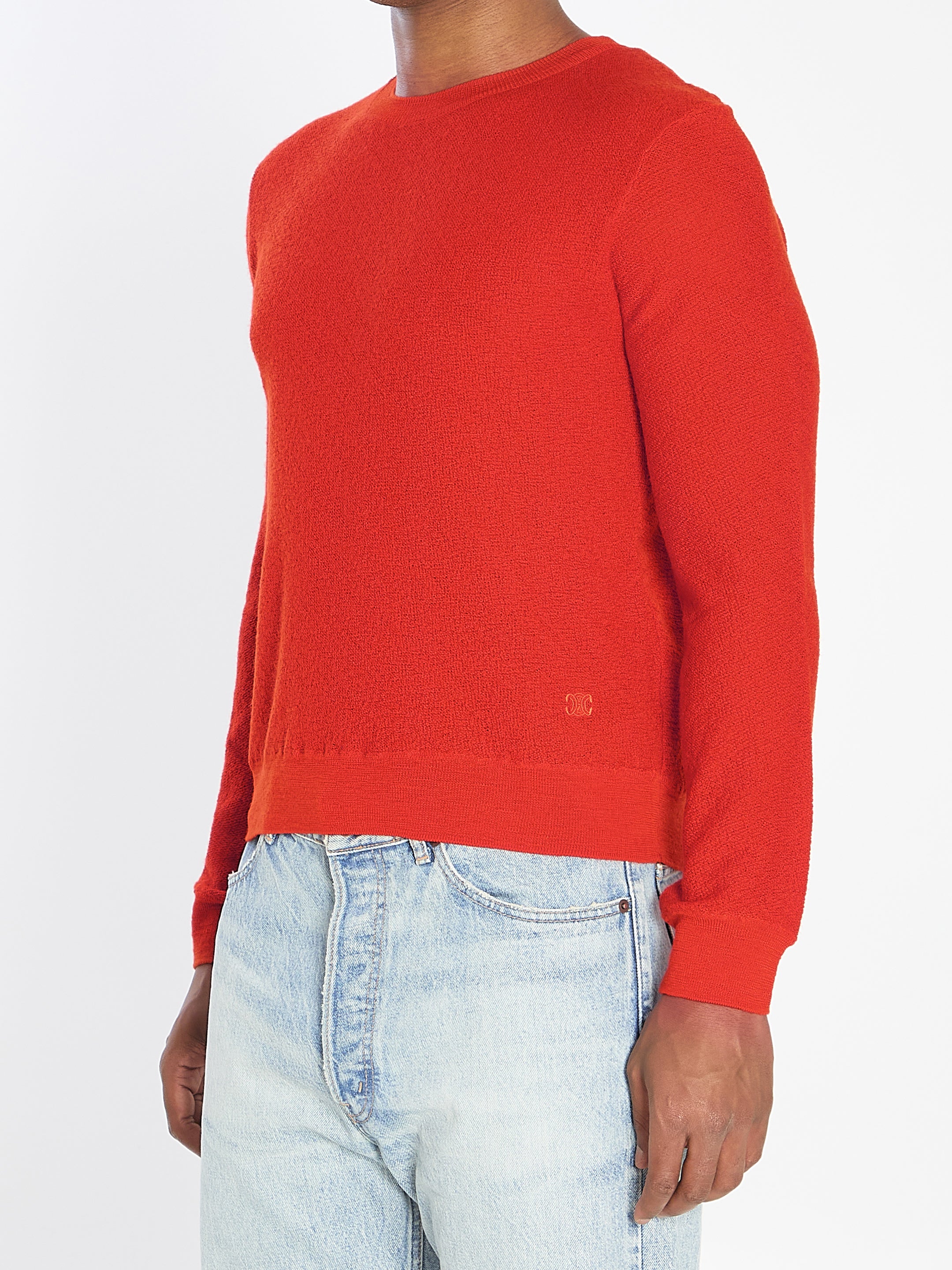 CREW NECK SWEATER IN WOOL Celine