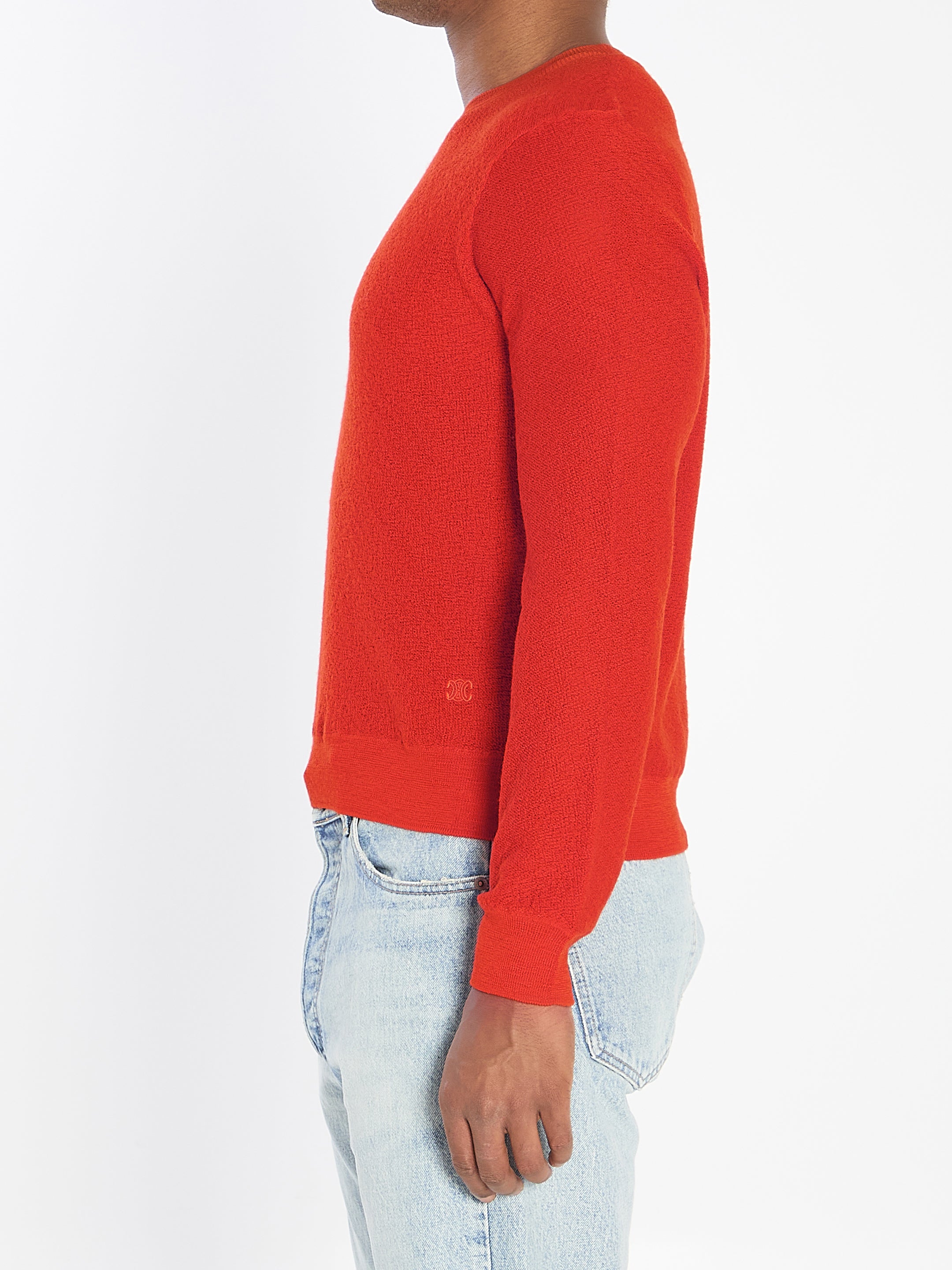 CREW NECK SWEATER IN WOOL Celine