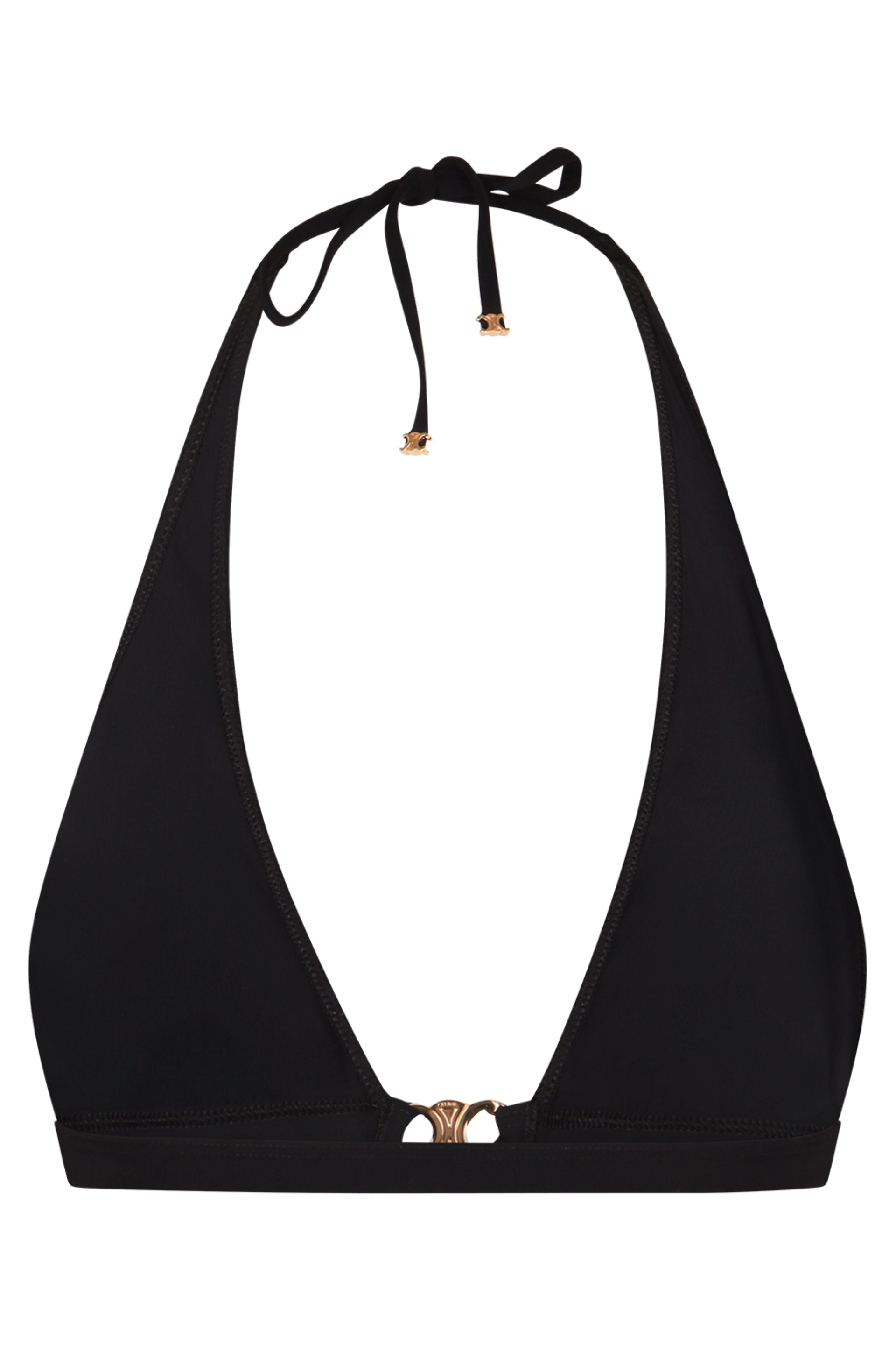 TRIANGLE BIKINI TOP Celine black 38