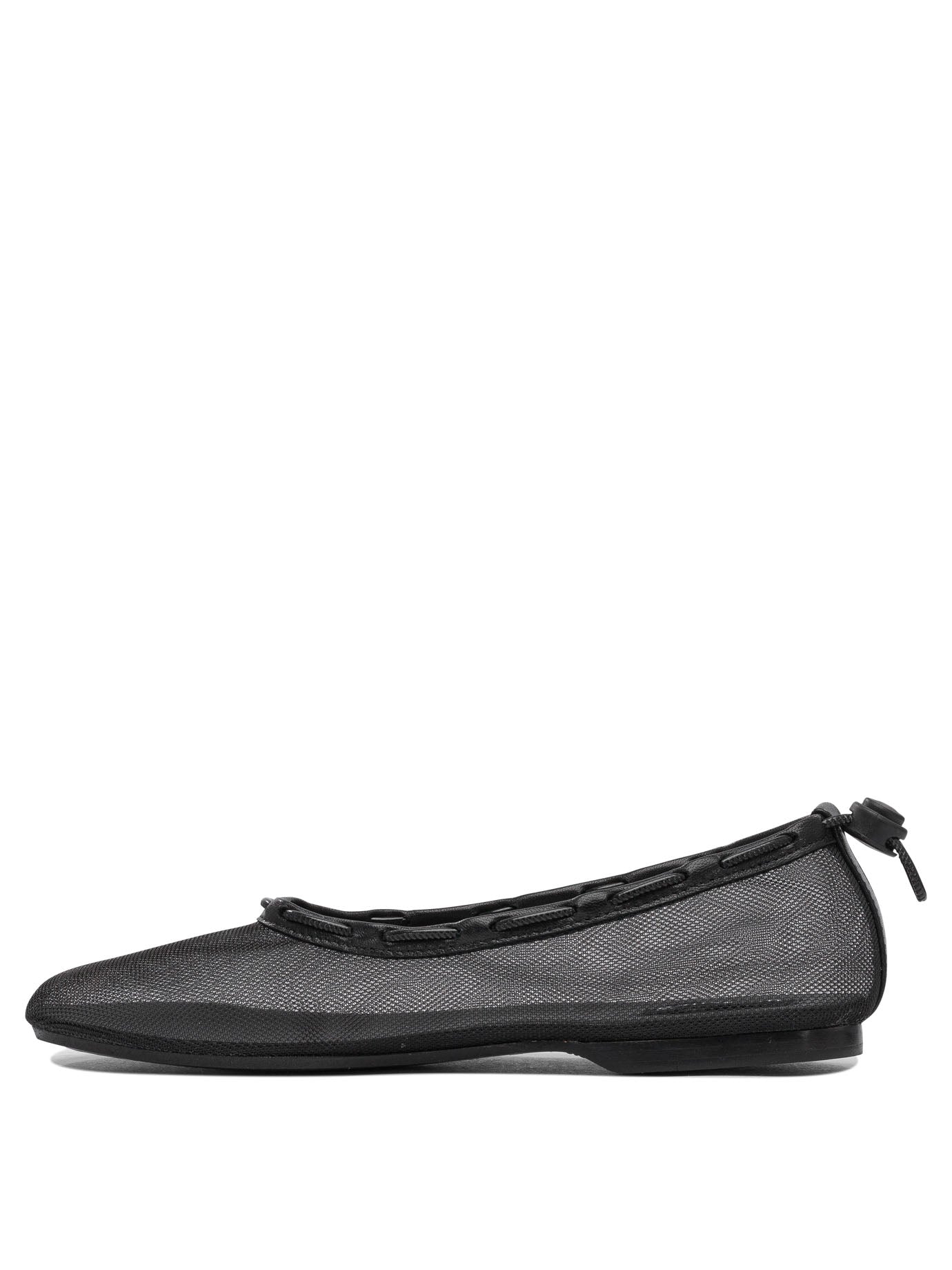 BLACK CUEROLITE BALLERINAS Alohas