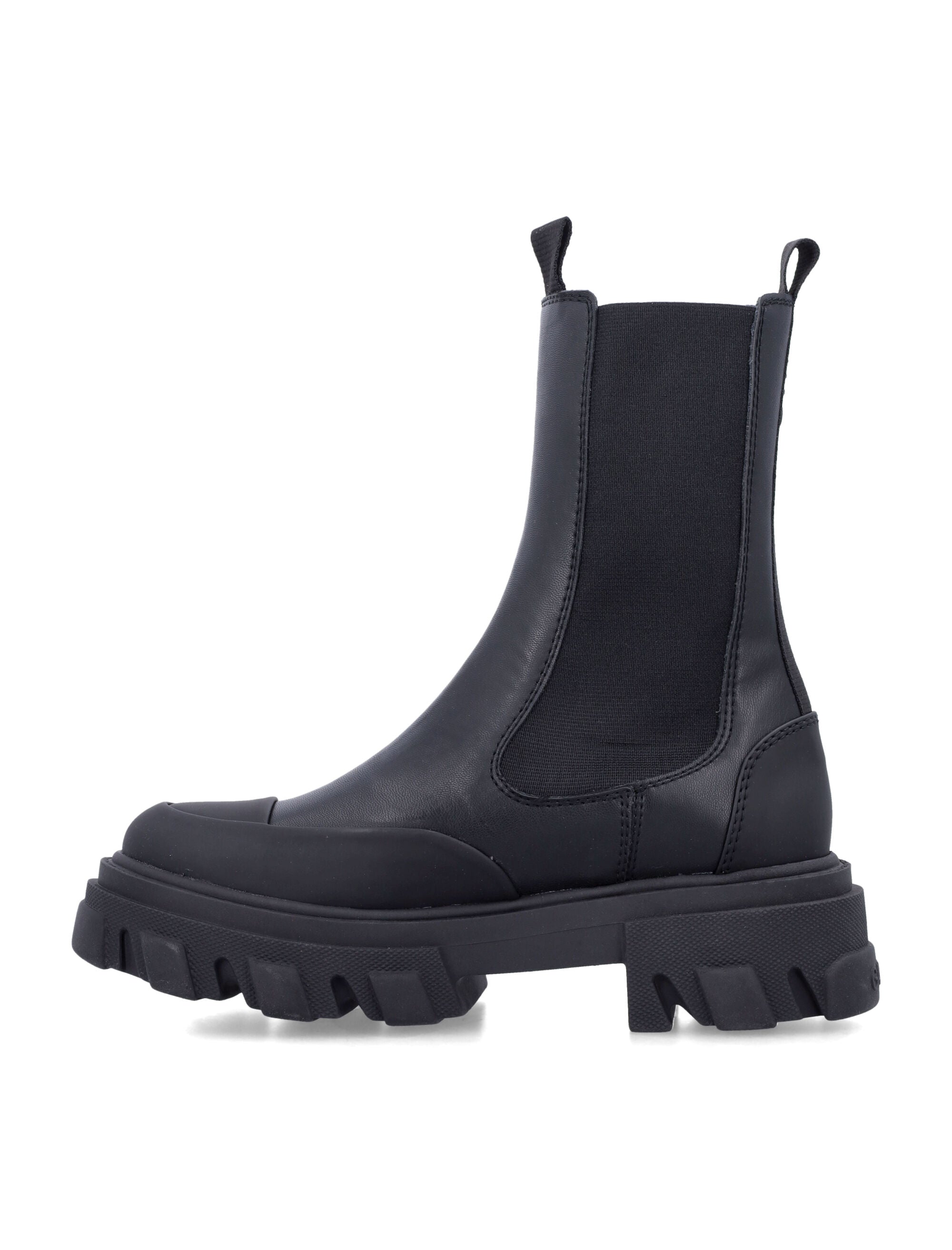 LEATHER CHELSEA BOOTS Ganni