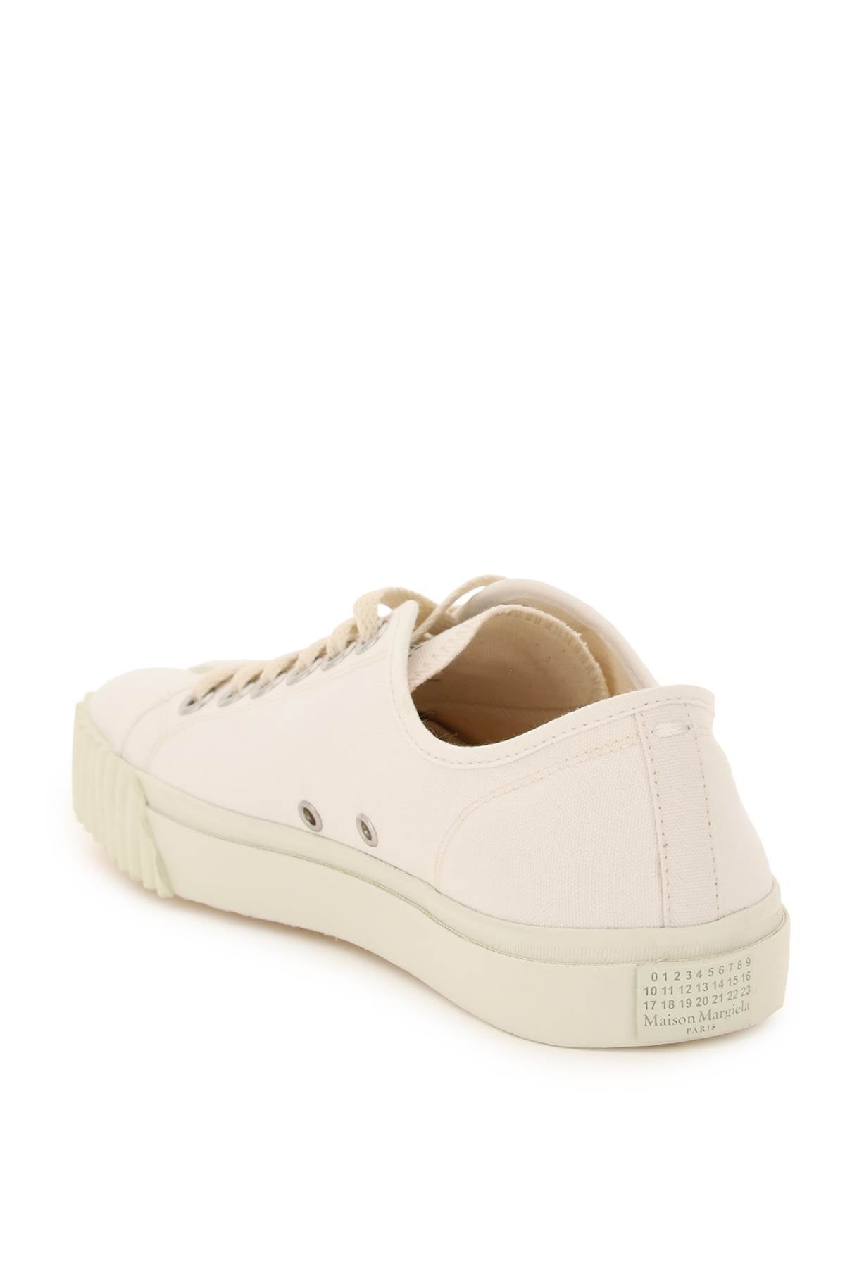 WHITE CANVAS TABI SNEAKERS Maison Margiela