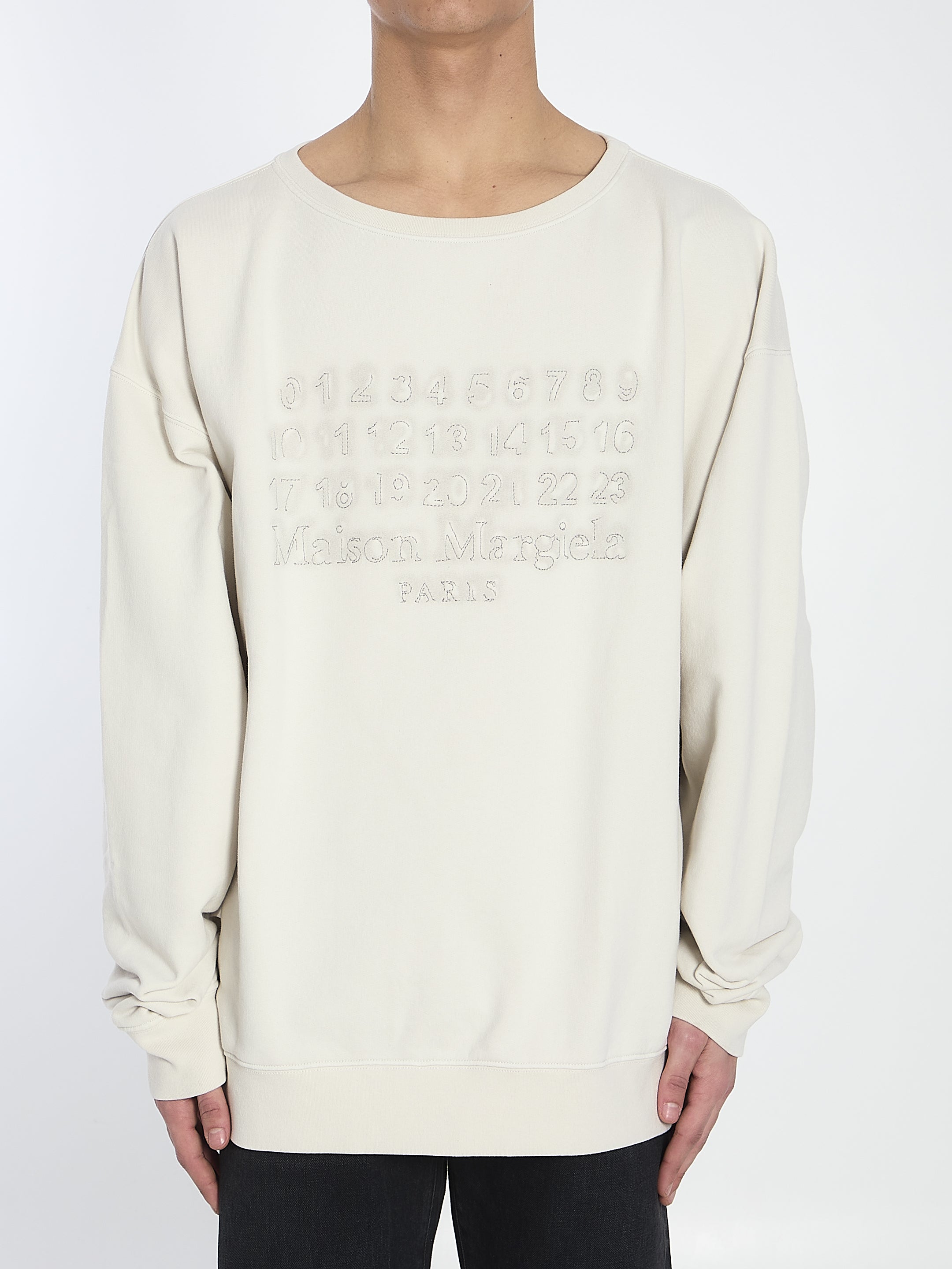 LOGO SWEATSHIRT Maison Margiela BEIGE M