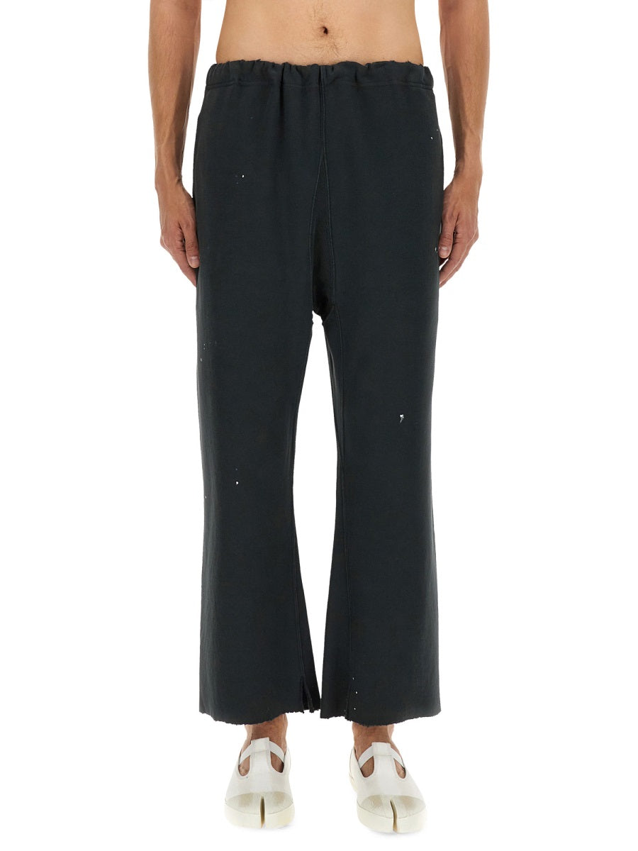 BLACK COTTON TROUSERS Maison Margiela