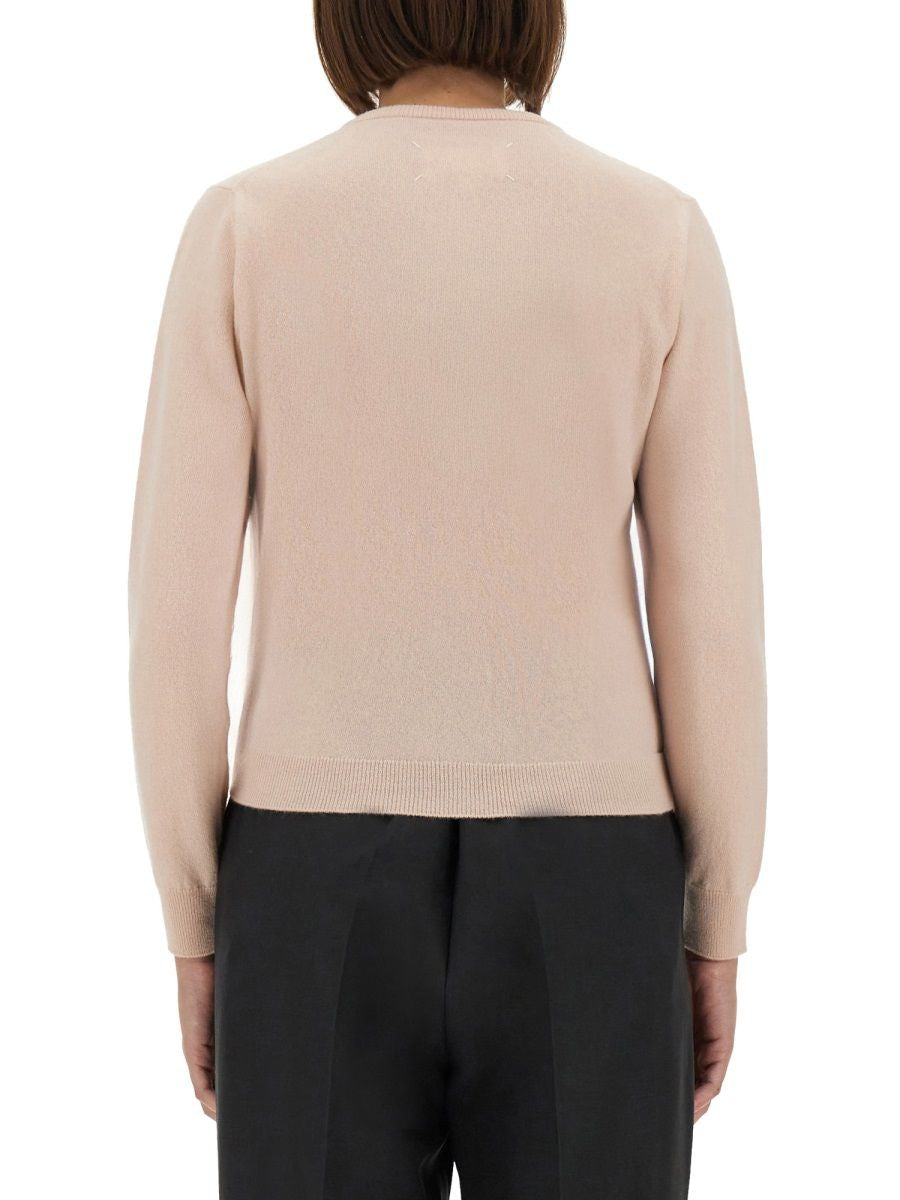 PINK VIRGIN WOOL SWEATERS Maison Margiela