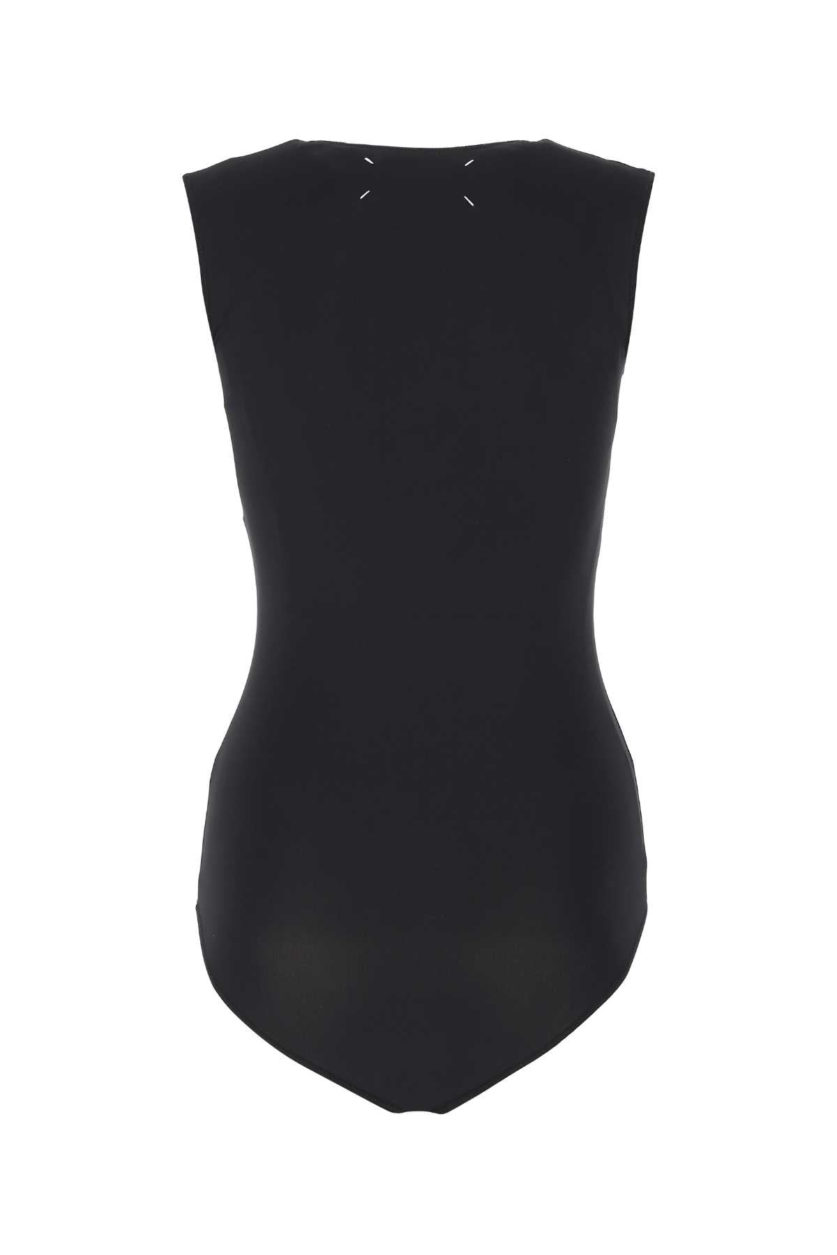 BLACK STRETCH NYLON BODY Maison Margiela