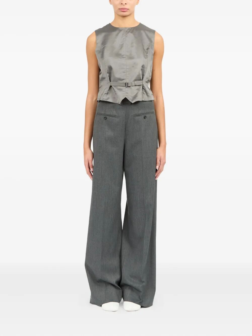 SATIN-FINISH VEST MM6 MAISON MARGIELA