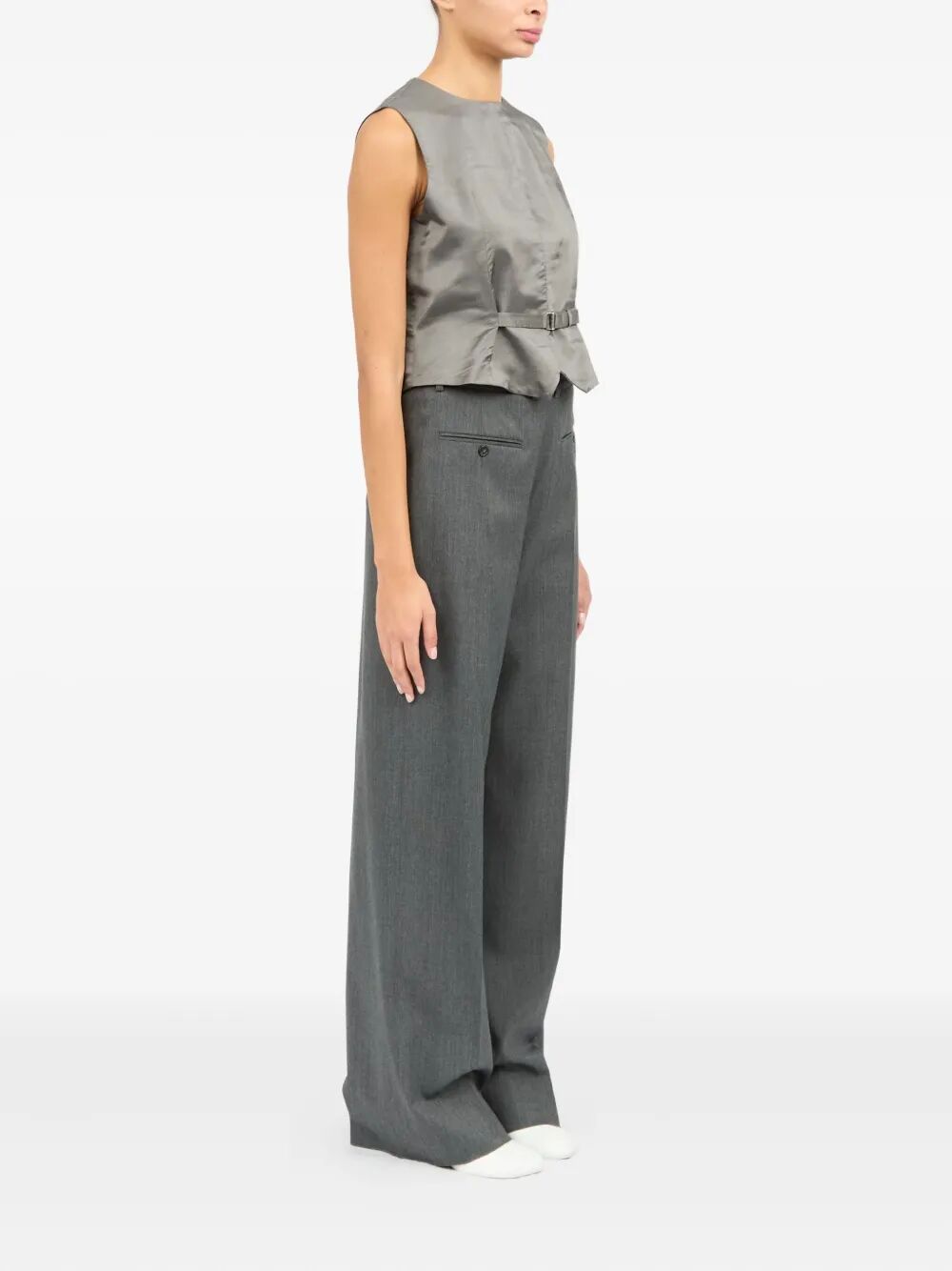 SATIN-FINISH VEST MM6 MAISON MARGIELA