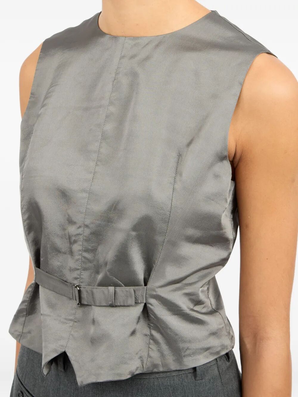 SATIN-FINISH VEST MM6 MAISON MARGIELA