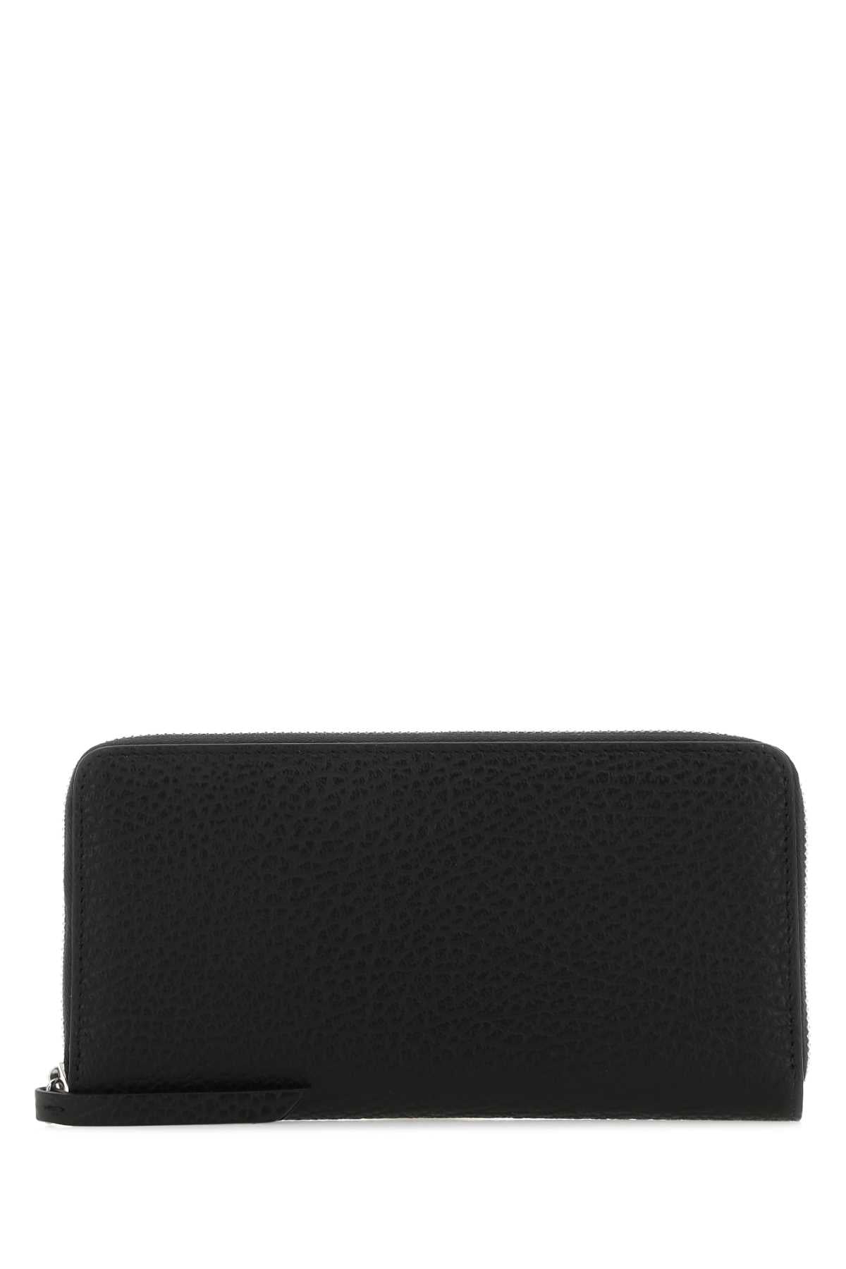 BLACK LEATHER WALLET Maison Margiela BLACK TU