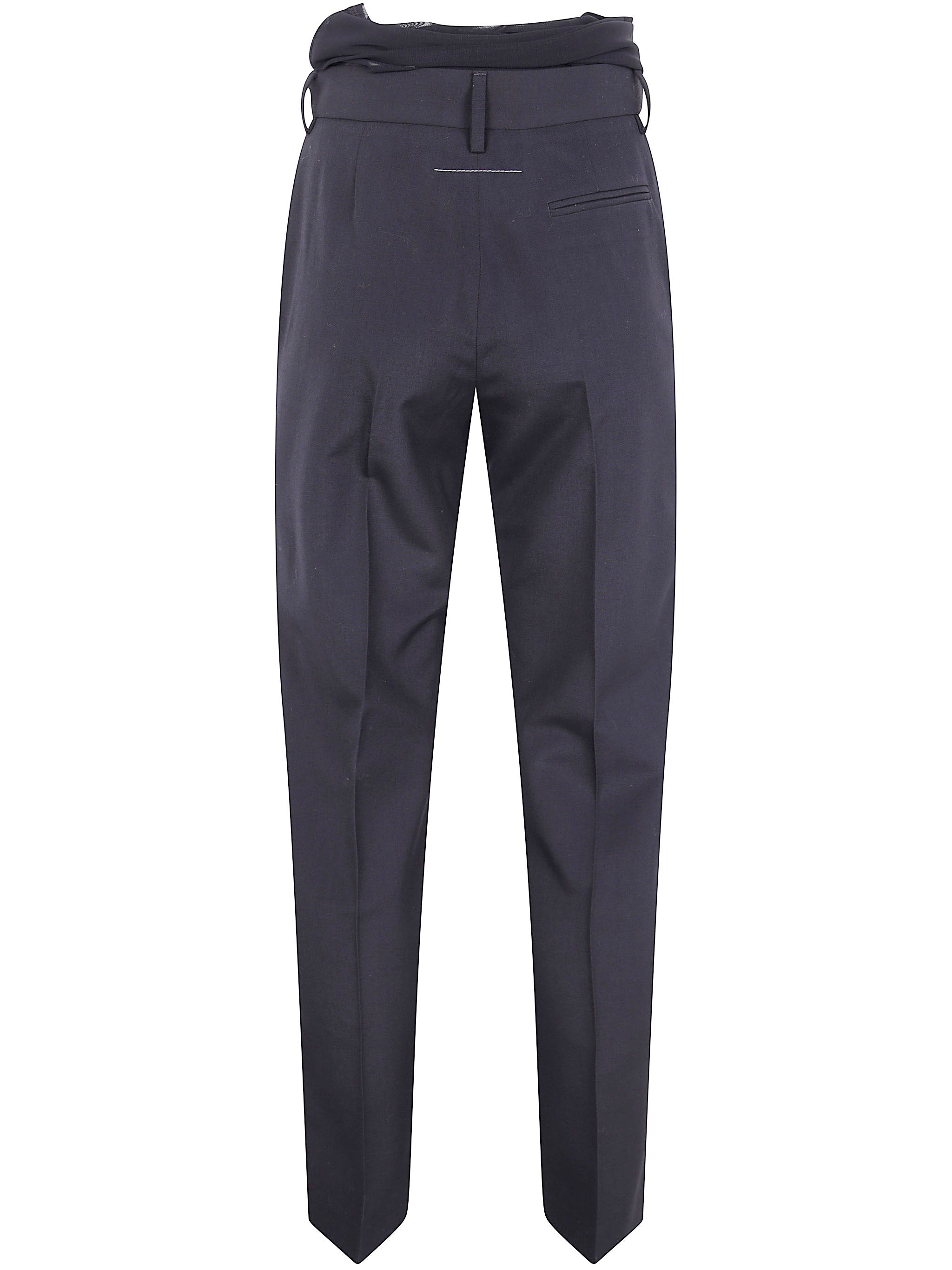 DRAPED LAYERED TROUSERS MM6 MAISON MARGIELA
