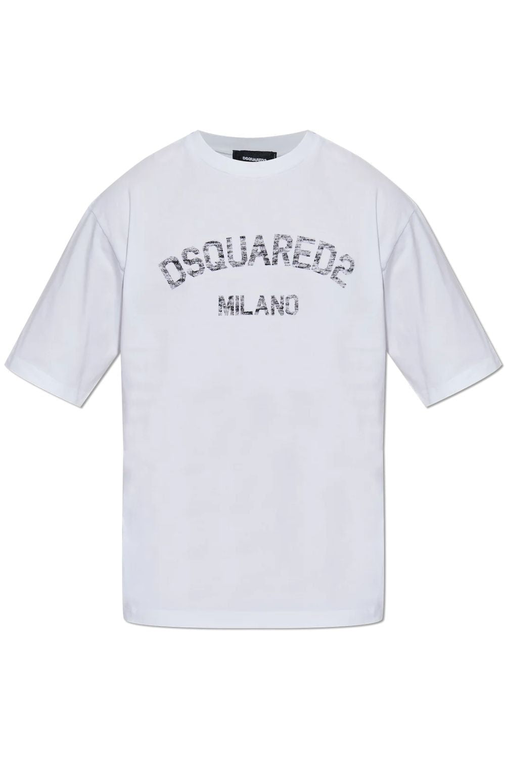 COTTON T-SHIRT DSQUARED2 WHITE XS