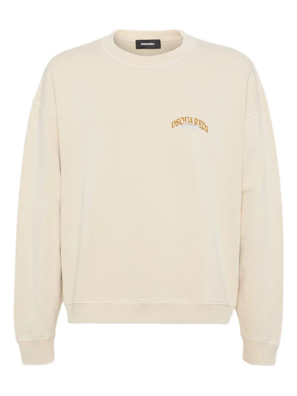 RELAX FIT CREWNECK DSQUARED2 LIGHTBEIGE S