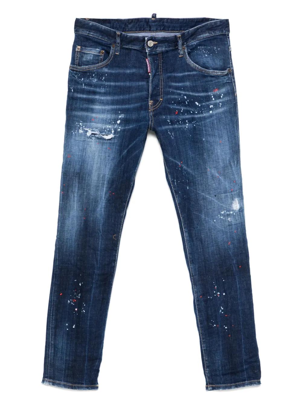 STRETCH DENIM JEANS DSQUARED2 BLUE 46