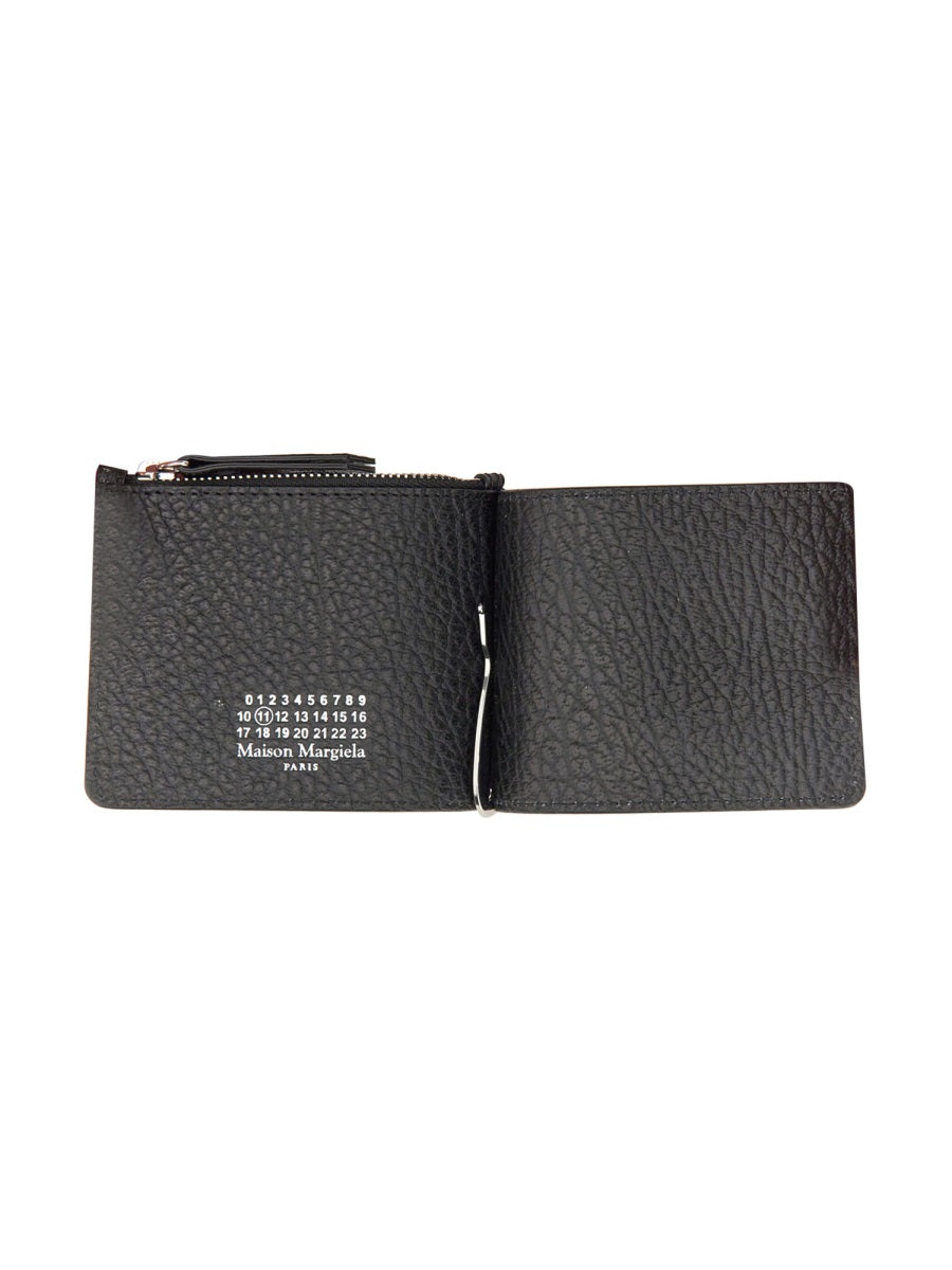 BLACK LEATHER WALLET Maison Margiela