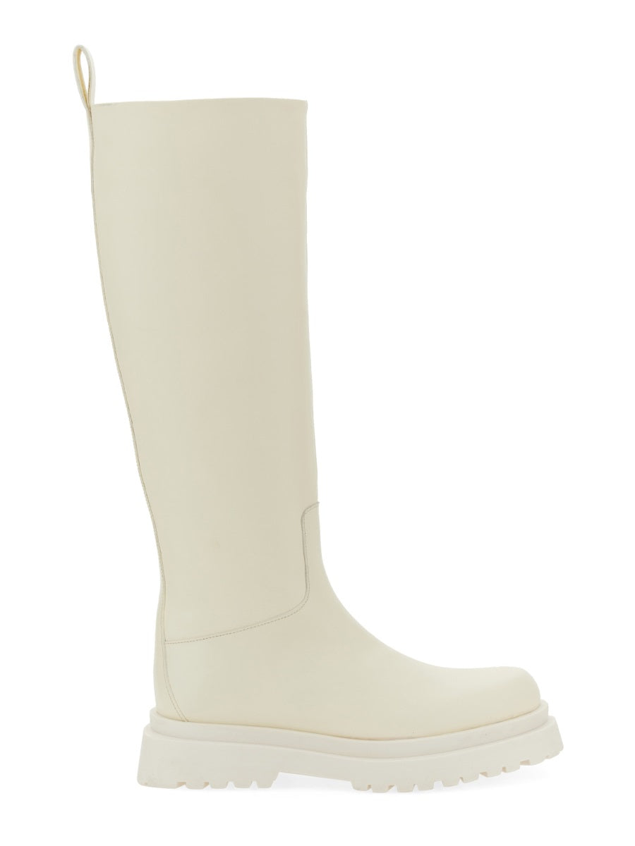 LEATHER BOOT Liu Jo WHITE 39