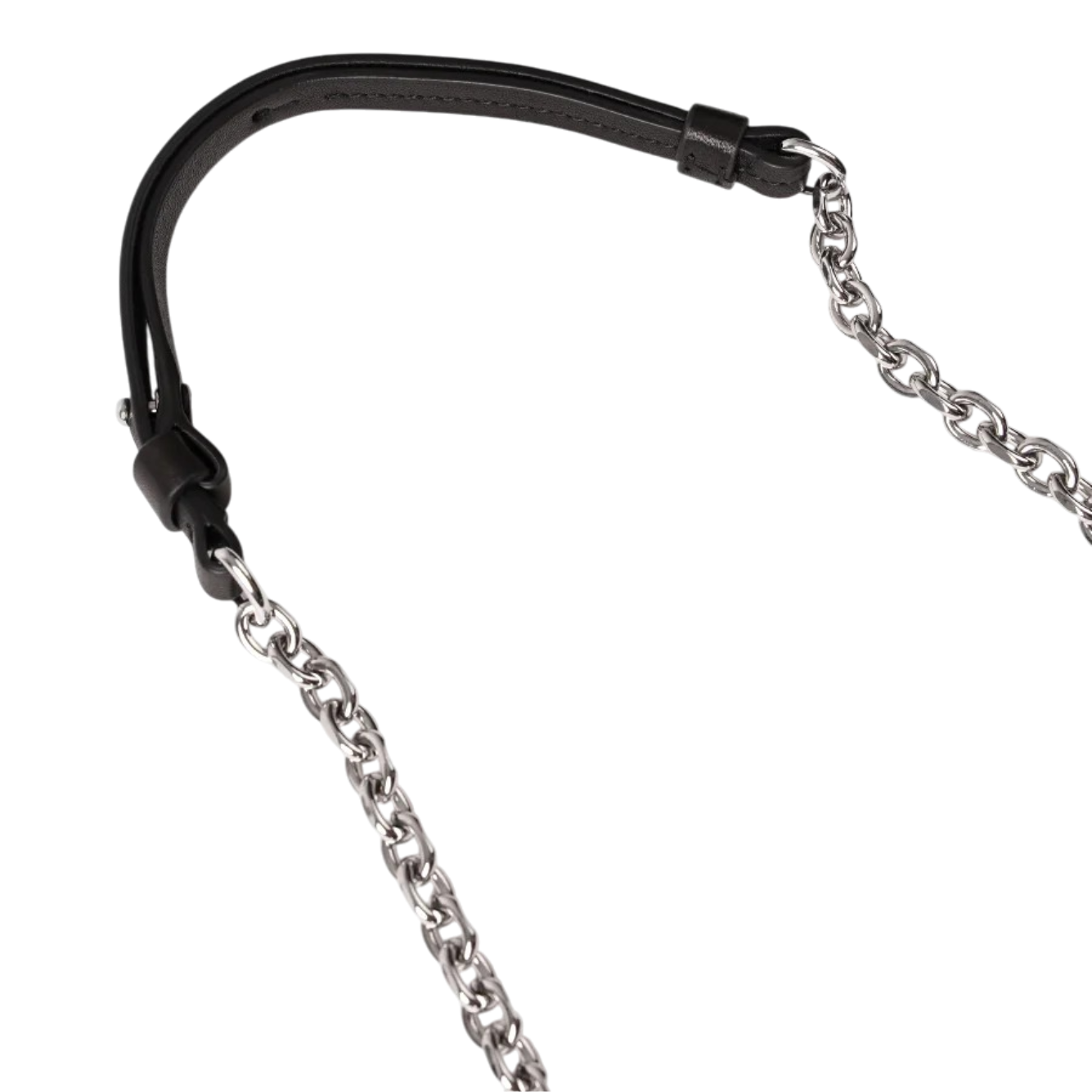 BLACK NAPPA LEATHER MICRO GLAM SLAM HOBO SHOULDER BAG Maison Margiela