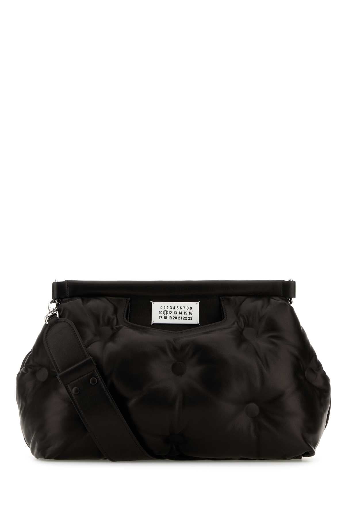 BLACK NAPPA LEATHER MEDIUM GLAM SLAM CLASSIQUE CROSSBODY BAG Maison Margiela BLACK TU