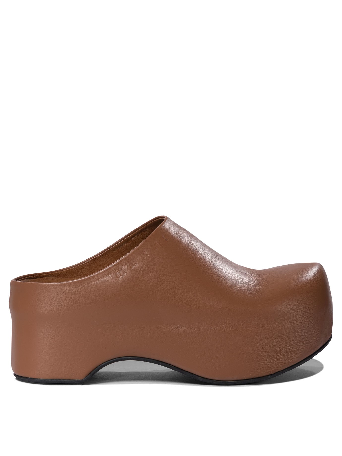 BROWN RUBBER LOAFERS Marni BROWN 38