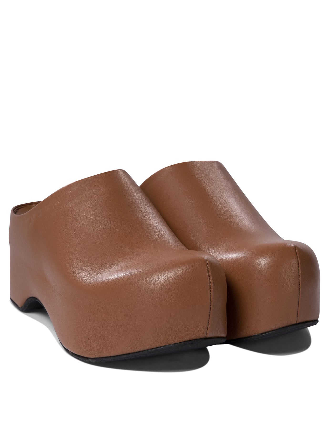 BROWN RUBBER LOAFERS Marni