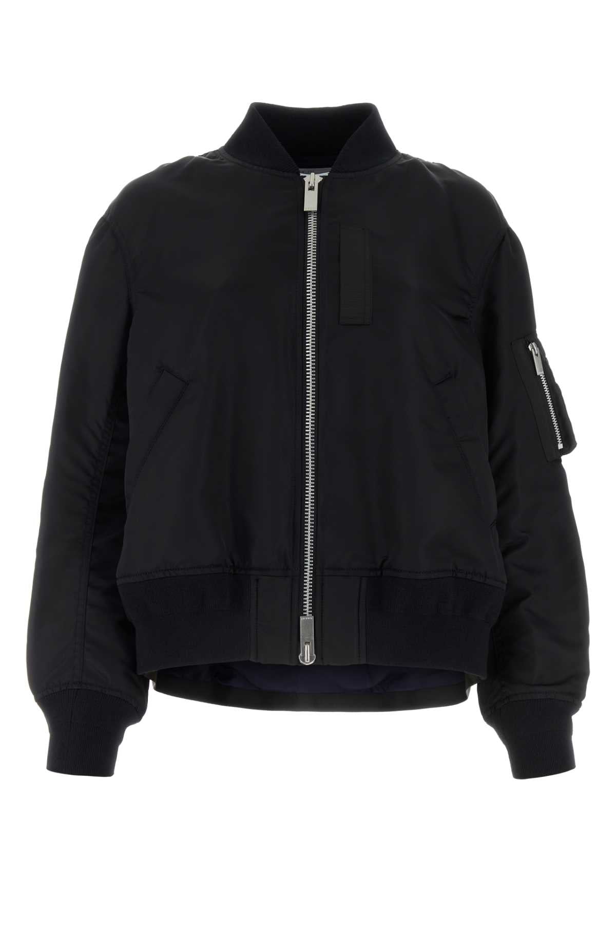 BLACK NYLON PADDED JACKET Sacai BLACK 1
