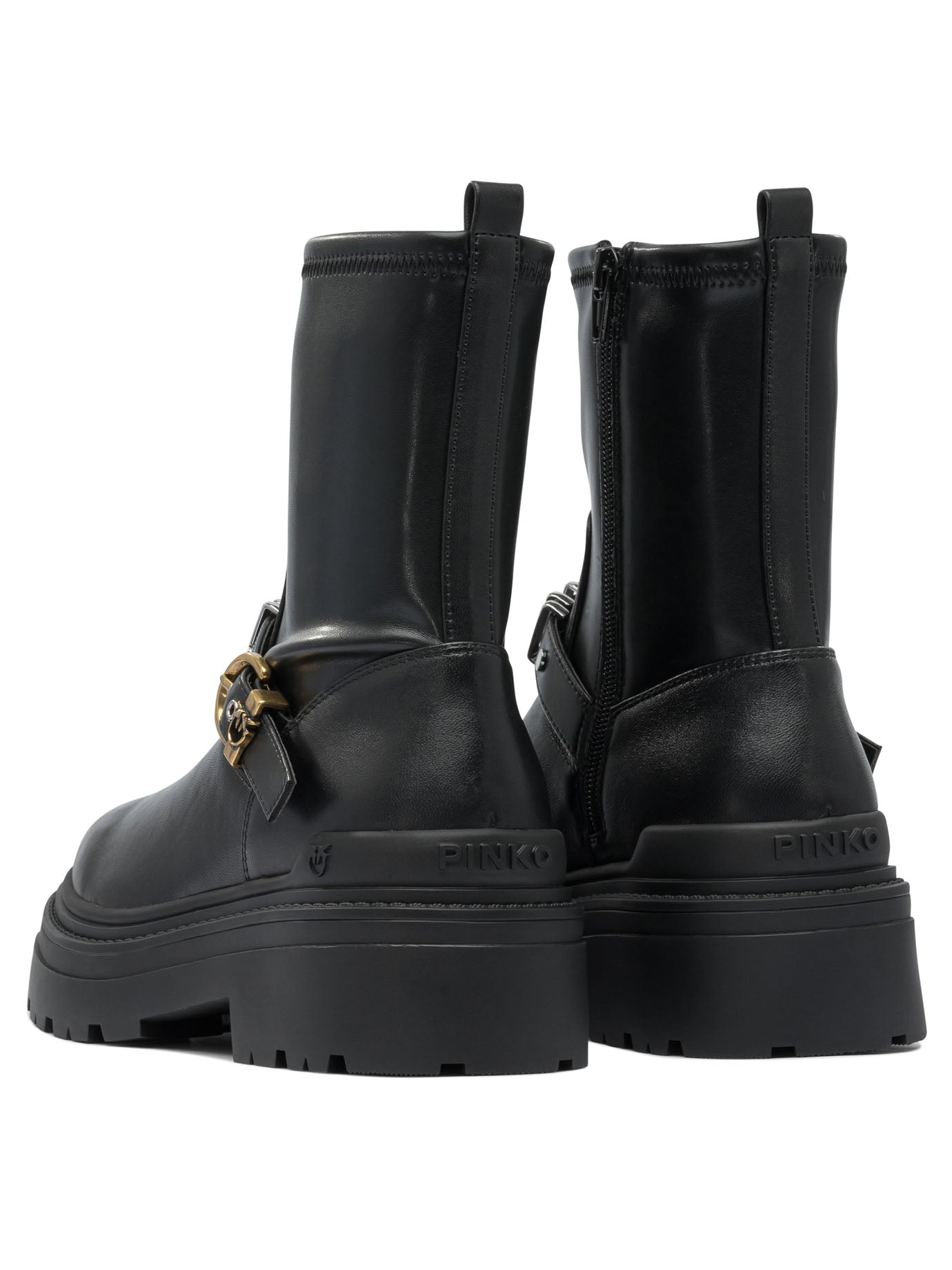 BLACK RUBBER BOOTS Pinko