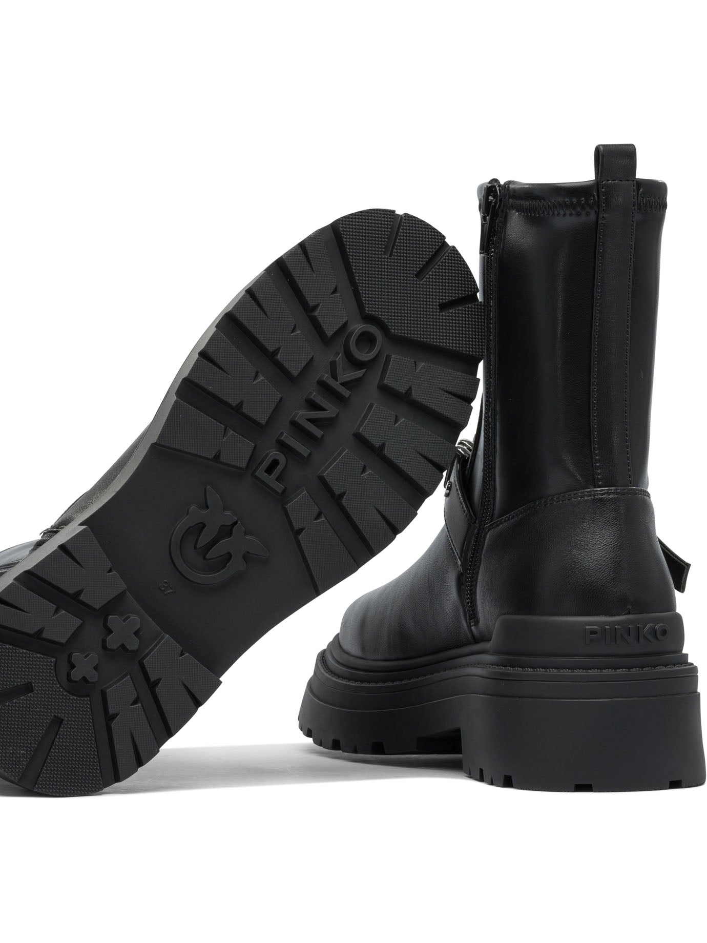 BLACK RUBBER BOOTS Pinko