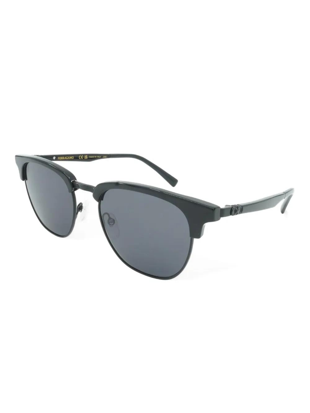 BLACK METAL SUNGLASSES Ferragamo