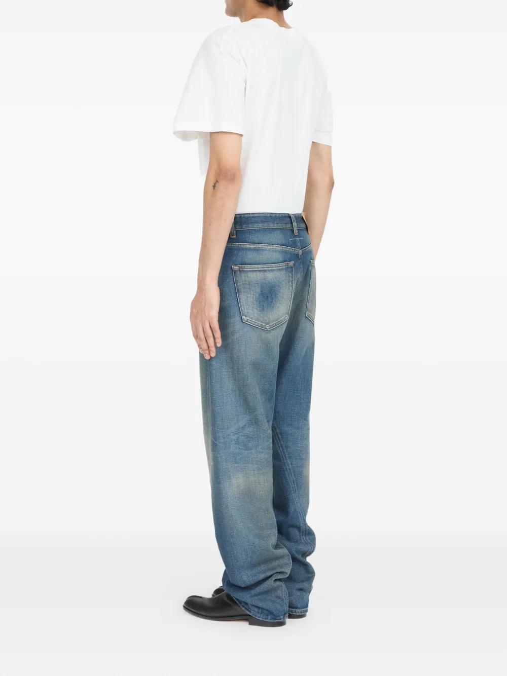 COTTON DENIM PANTS MM6 MAISON MARGIELA