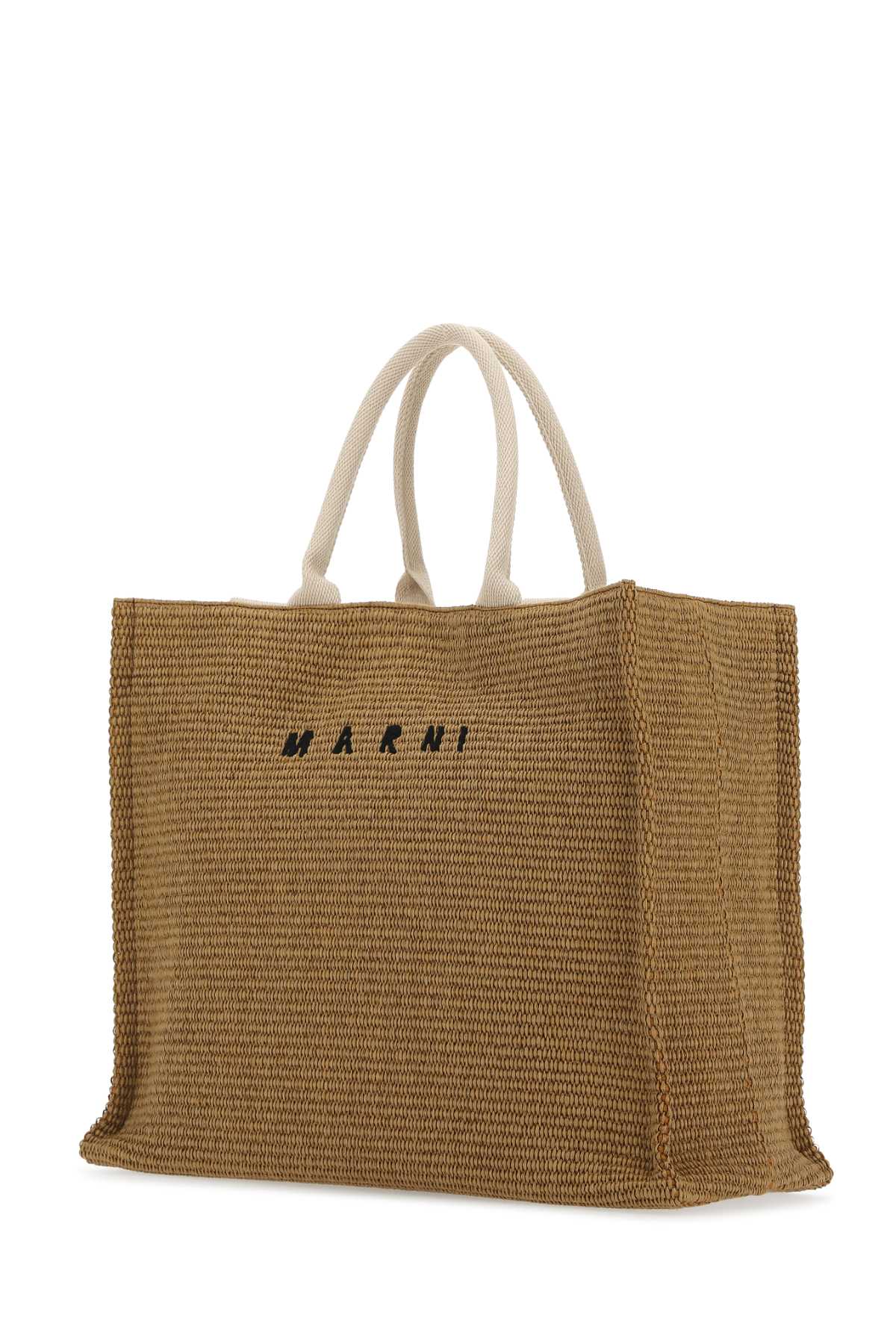 BISCUIT RAFFIA SHOPPING BAG Marni
