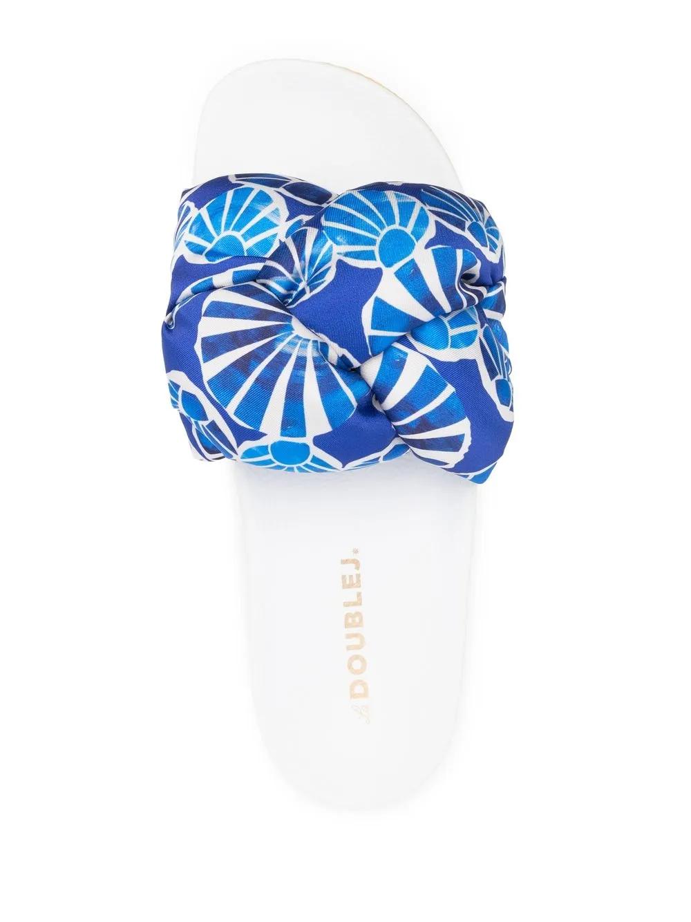 BRAID SLIDE SANDALS La Double J