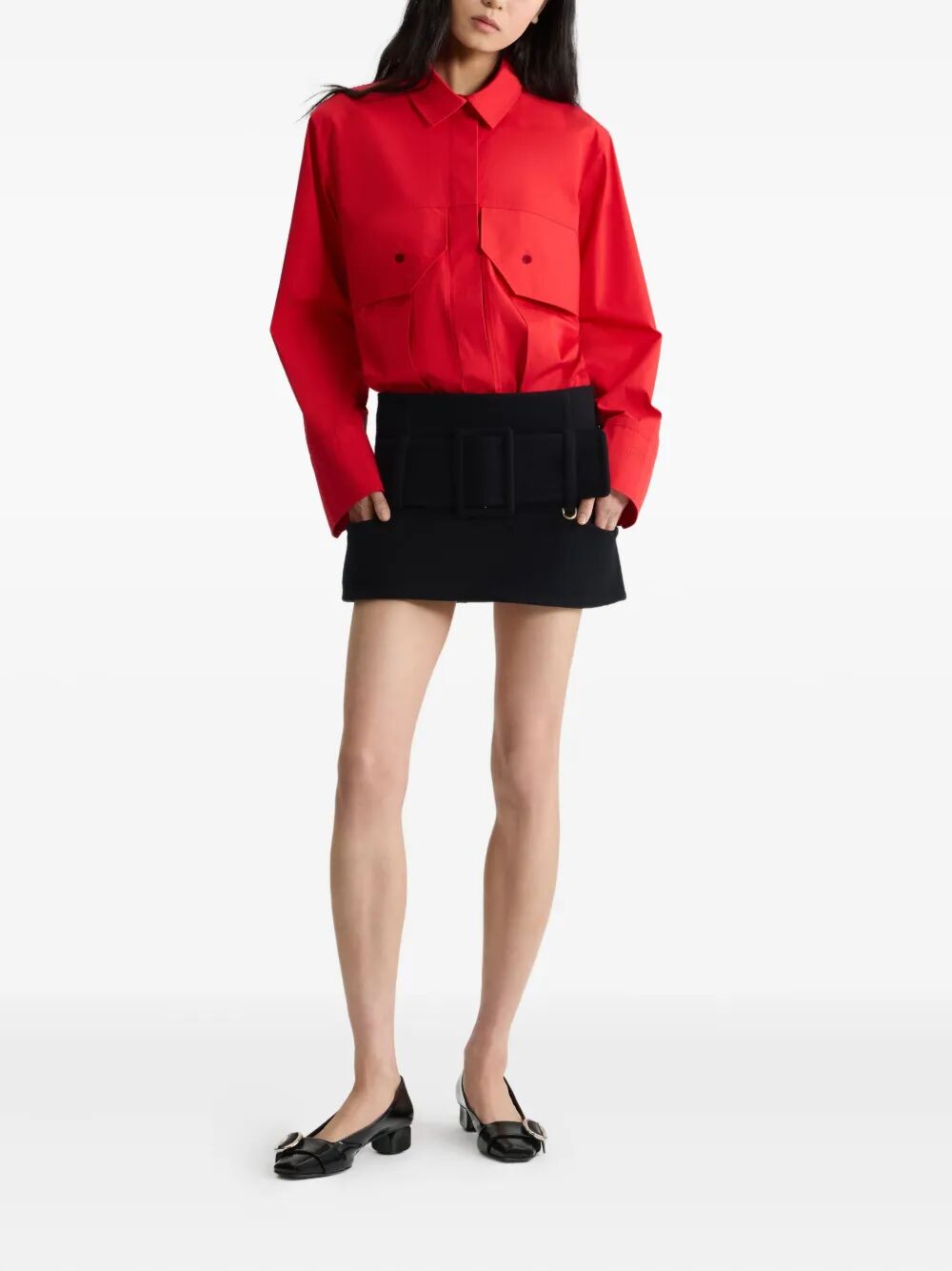 BELTED MINI SKIRT Patou