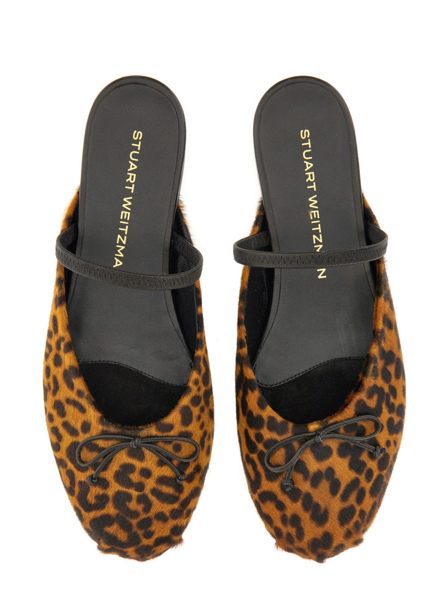 ANIMALIER CALF LEATHER FLATS Stuart Weitzman