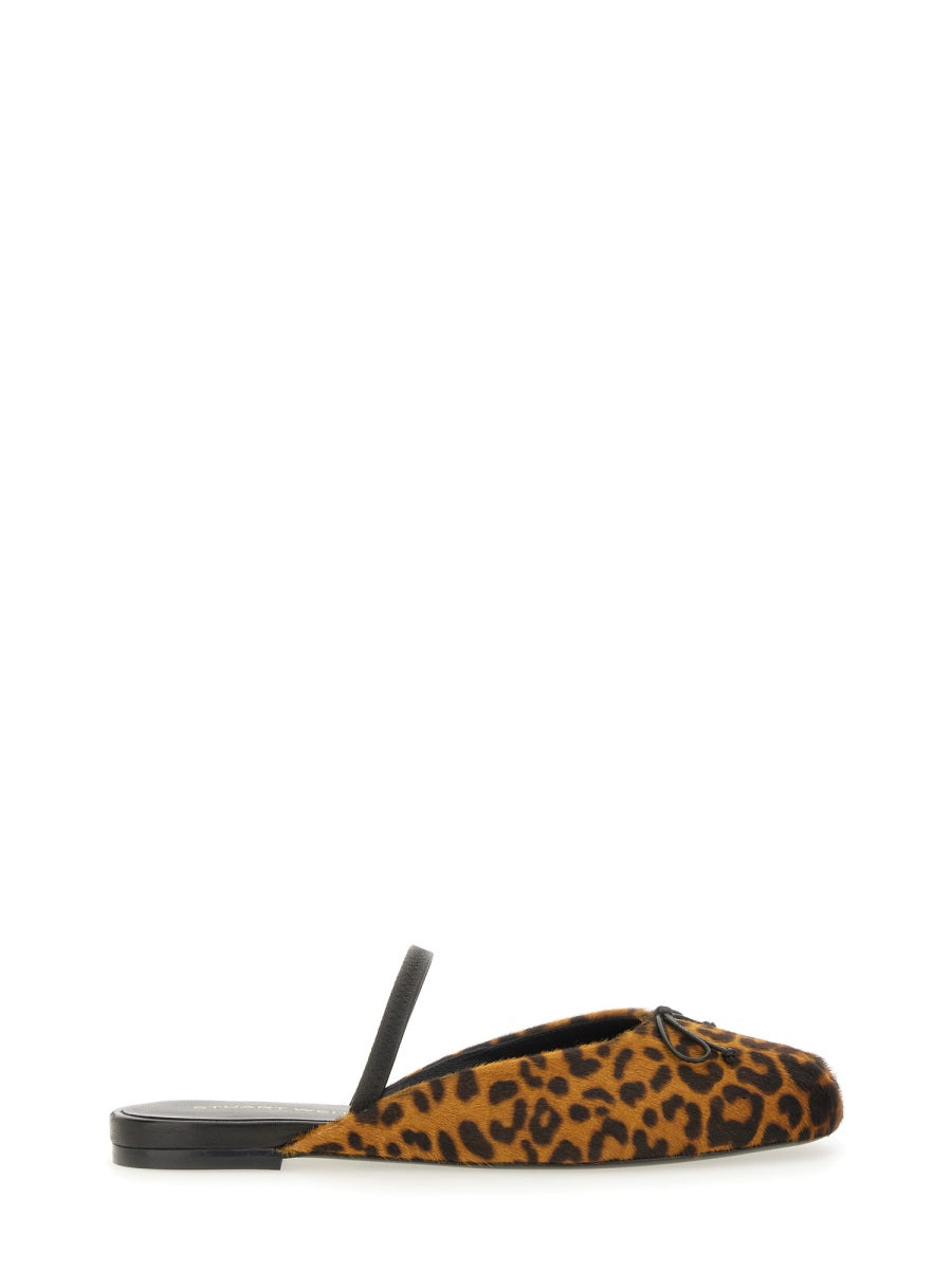 ANIMALIER CALF LEATHER FLATS Stuart Weitzman ANIMALIER 37