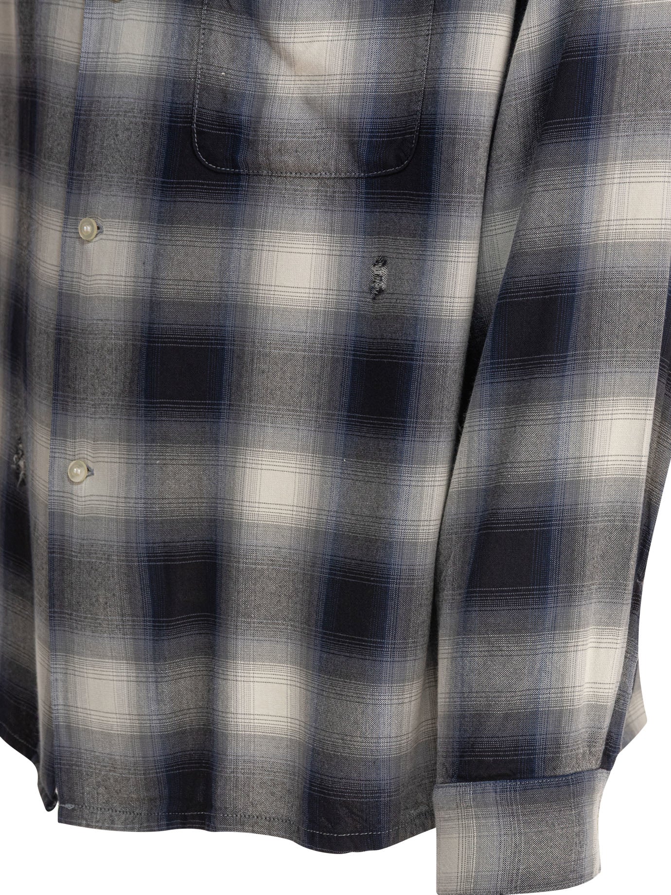 BLUE RAYON SHIRT SAINT MXXXXXX