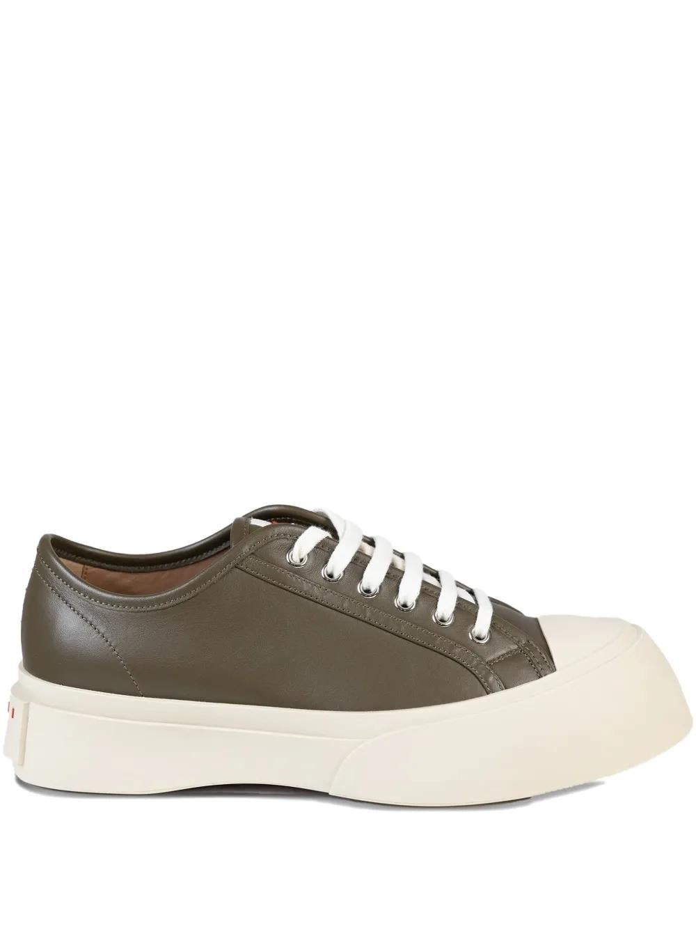 PABLO LEATHER PLATFORM TRAINERS Marni DEEPSAGE 39