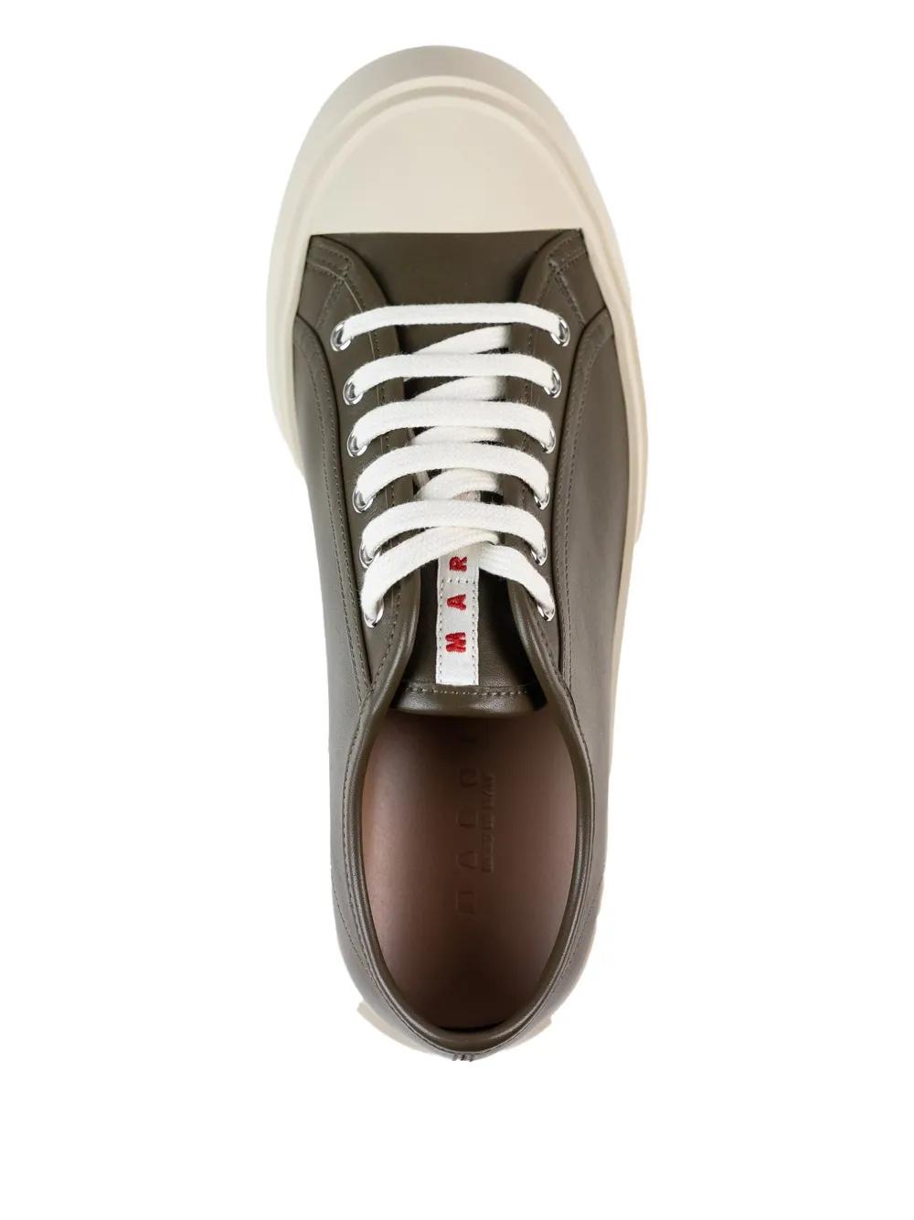 PABLO LEATHER PLATFORM TRAINERS Marni