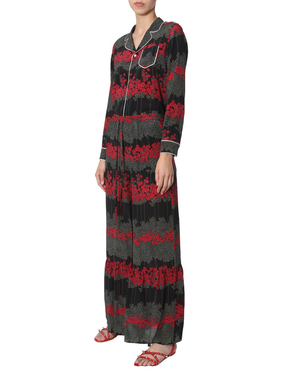 SHIRT WITH DREAMING PEONY PRINT RED VALENTINO