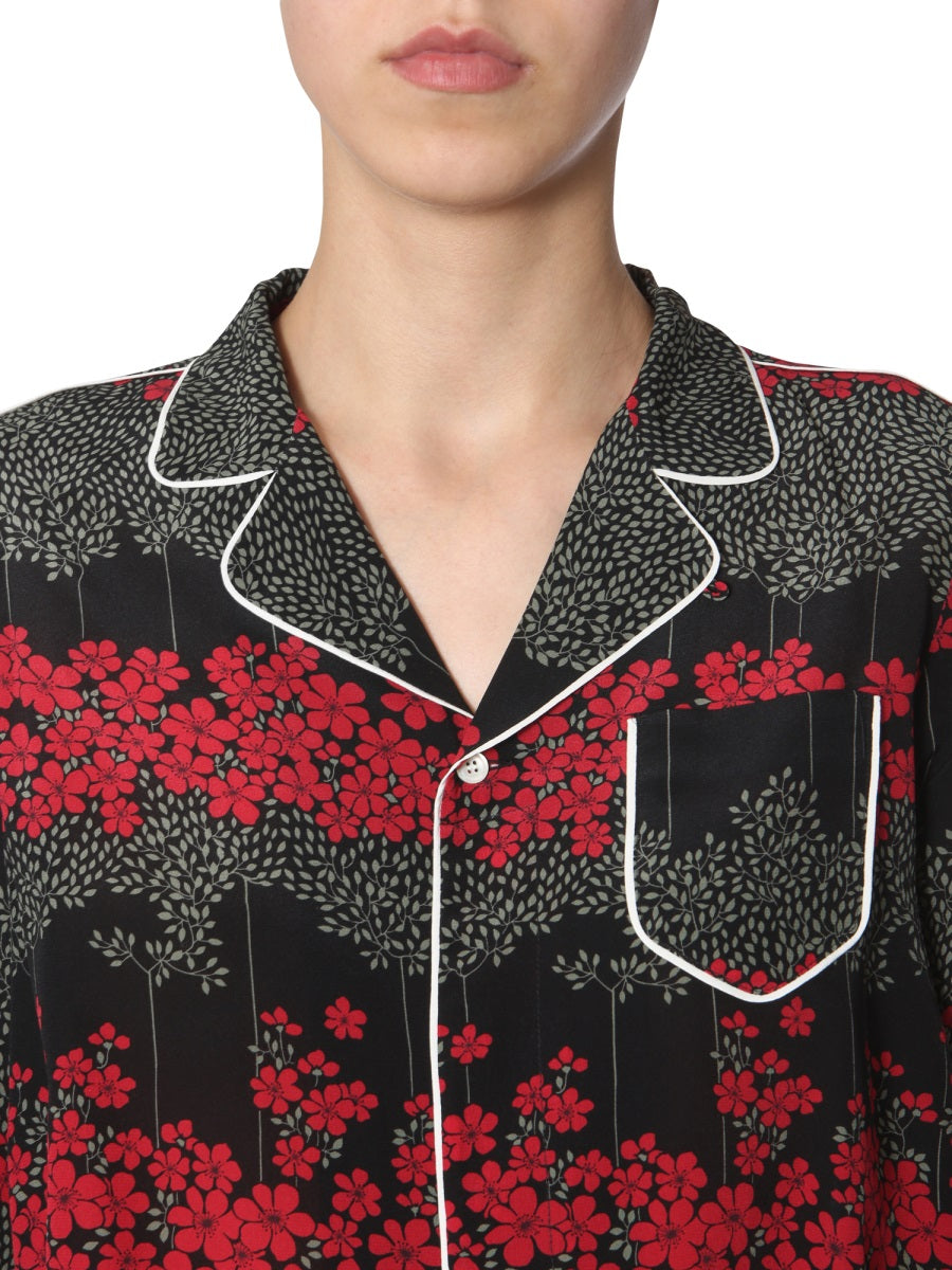 SHIRT WITH DREAMING PEONY PRINT RED VALENTINO
