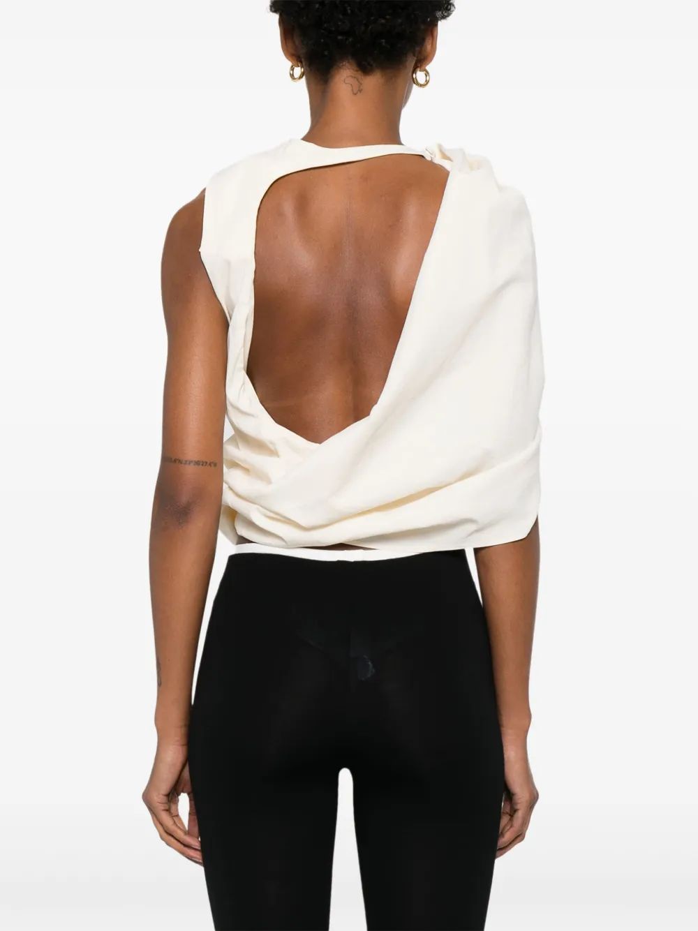 MAGDA BUTRYM ASYMMETRIC DRAPED TOP Magda Butrym