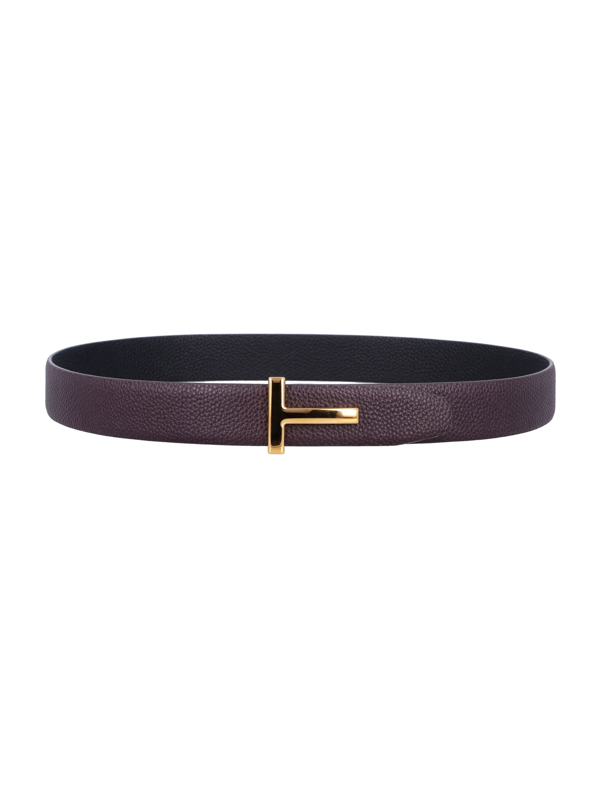 SMALL GRAIN LEATHER ICON BELT Tom Ford